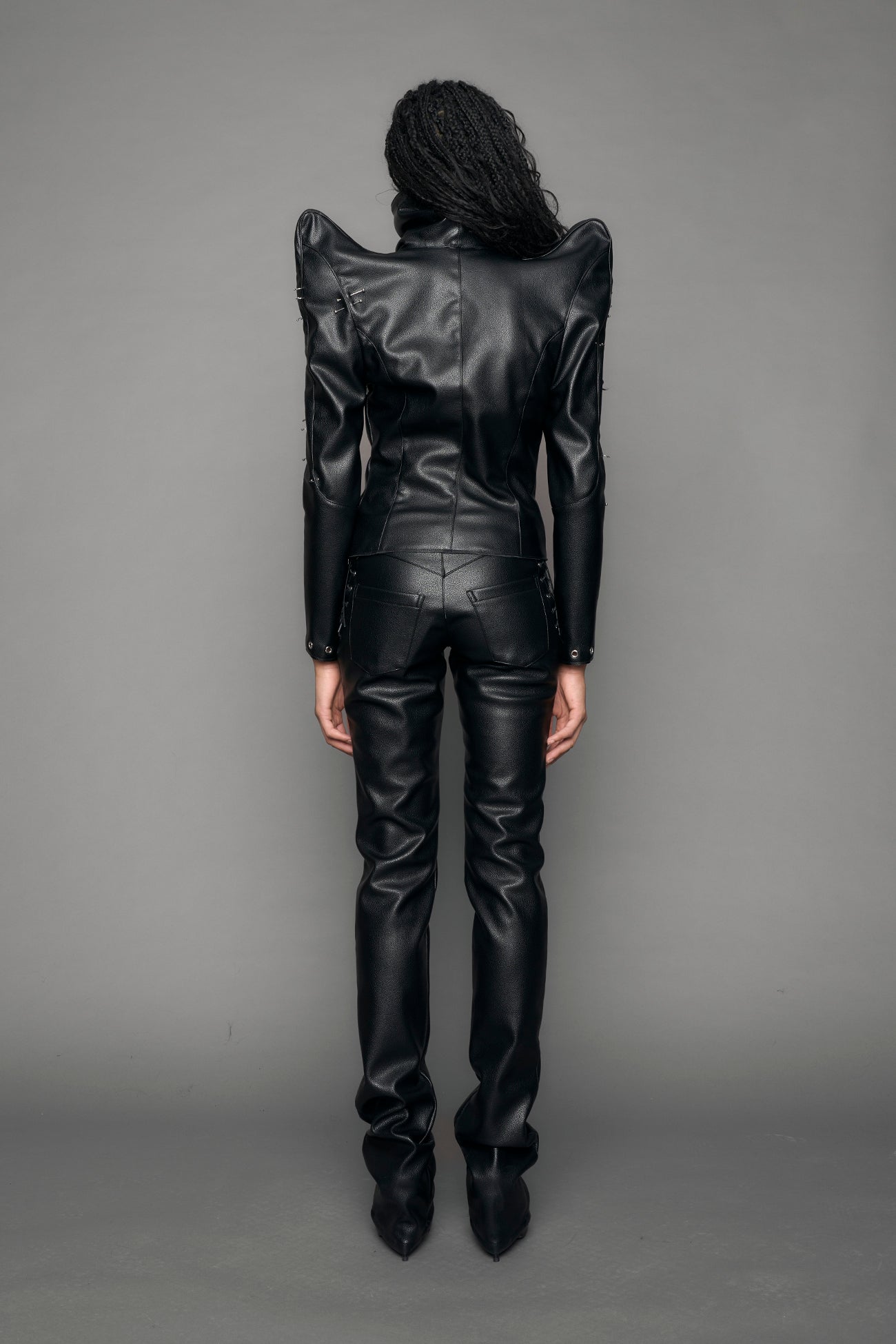 Pierced High Collar Jacket — view 4
