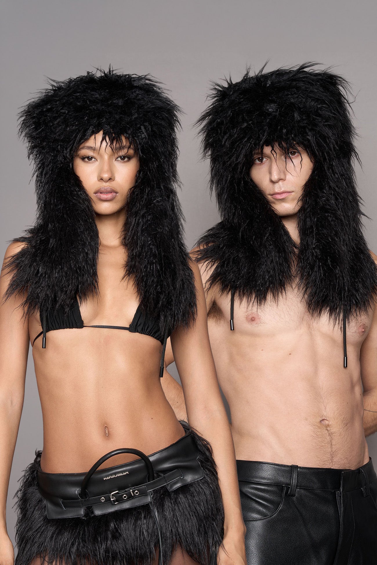 Vip Faux Fur Hat Black — view 8