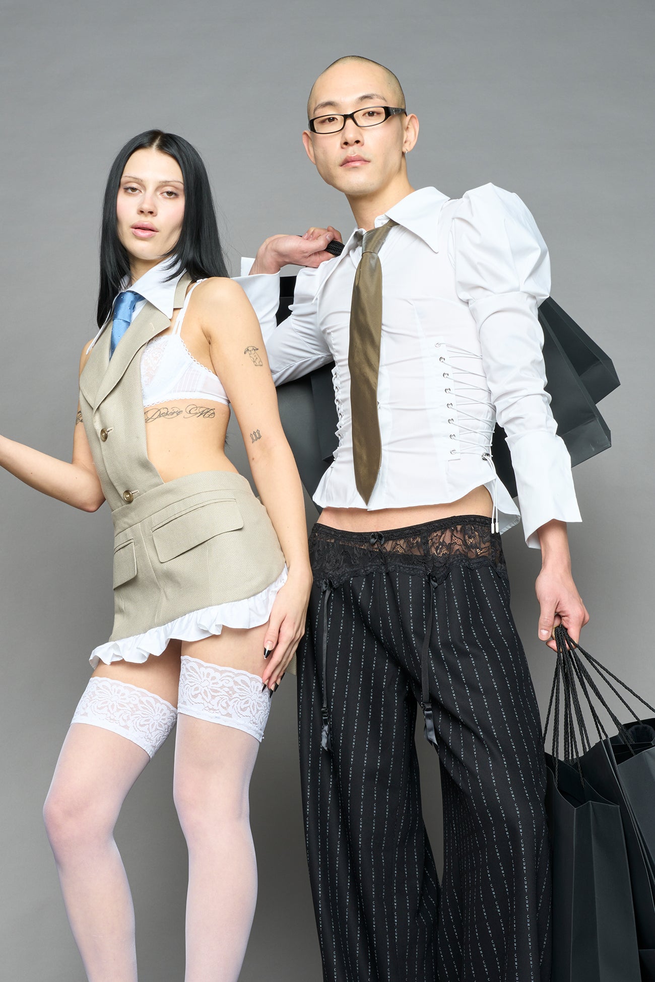 puff sleeve corseted shirt — view 12
