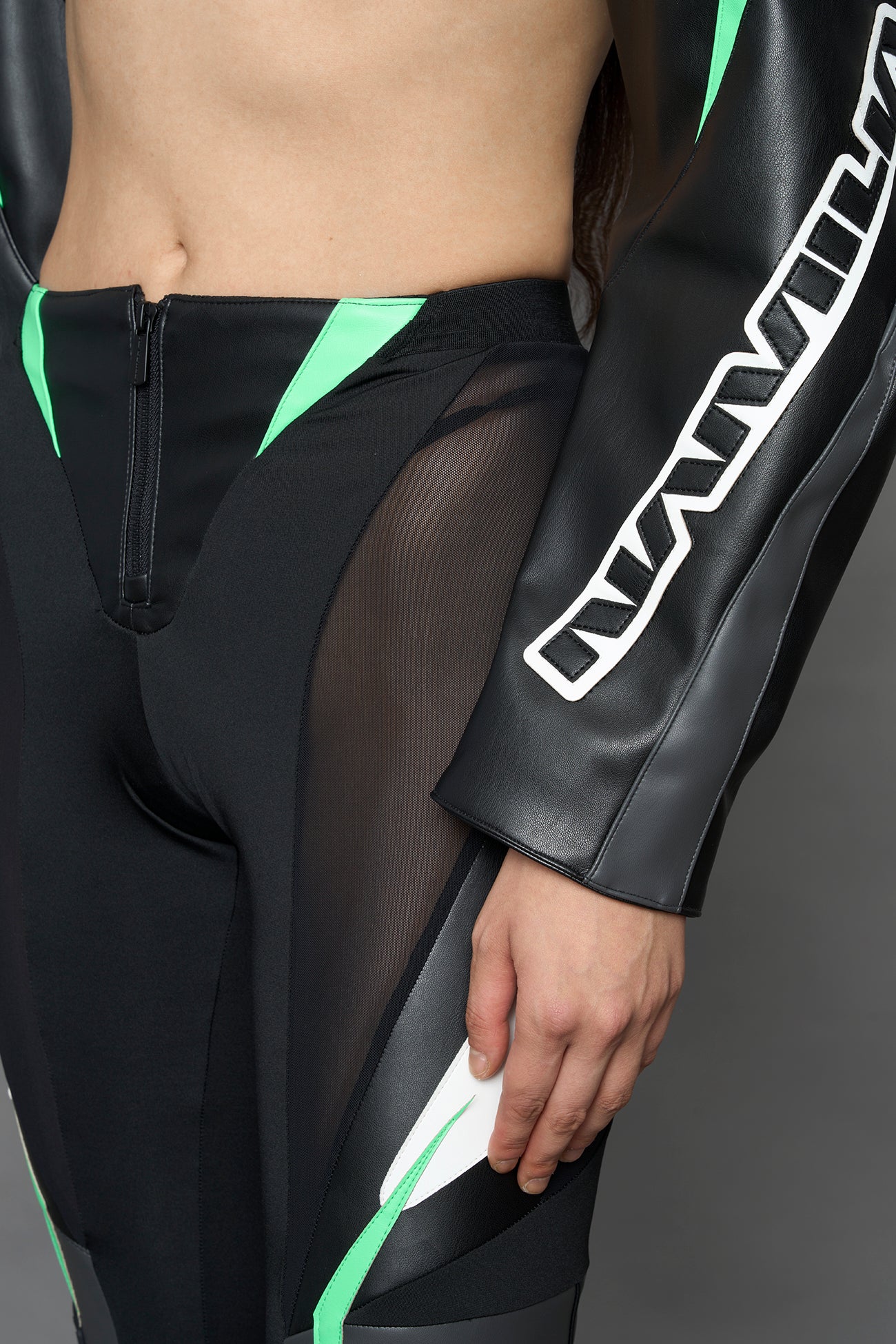 integrated stretch panels for movement and flexibility