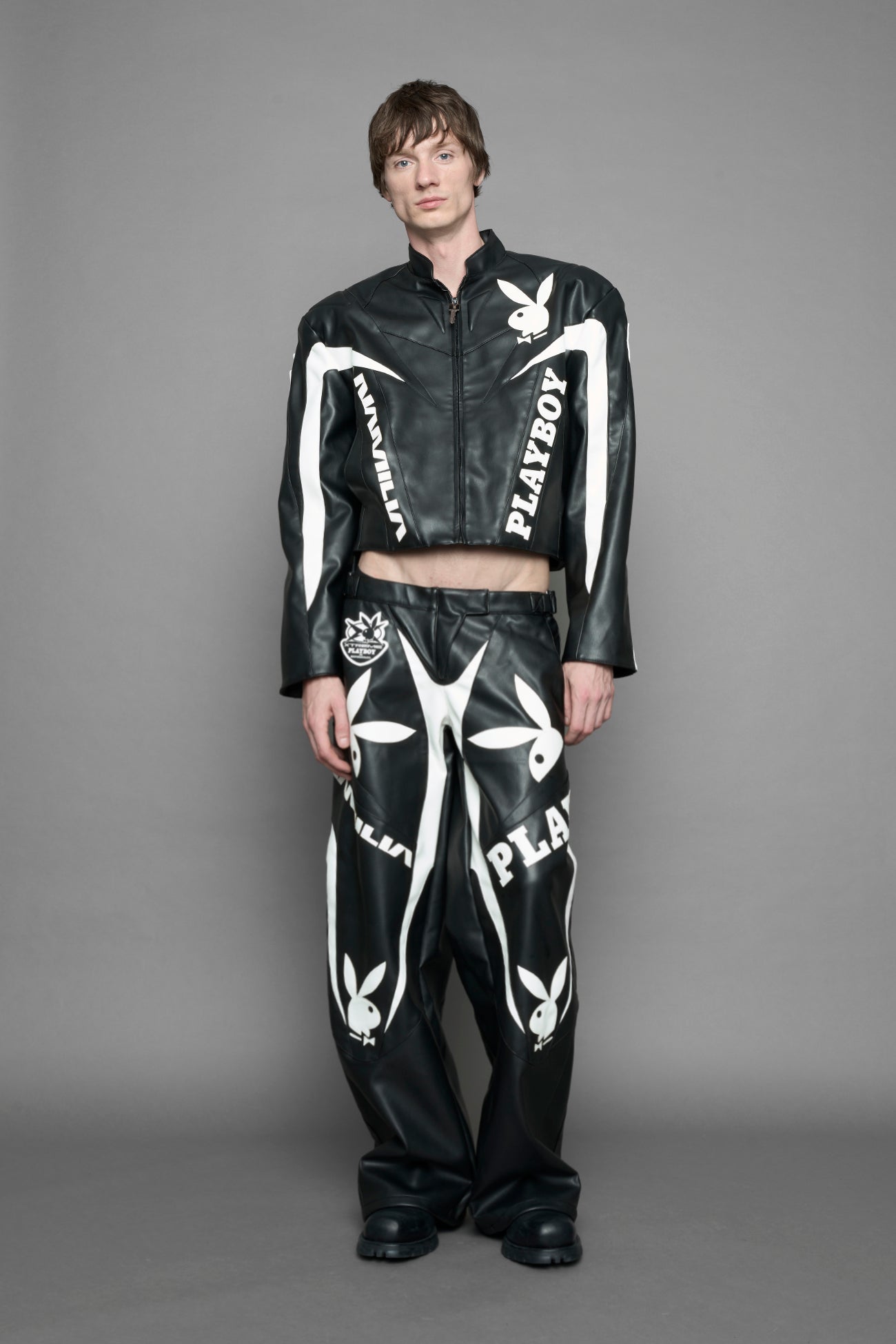 Playboy Moto Pants Black — view 5