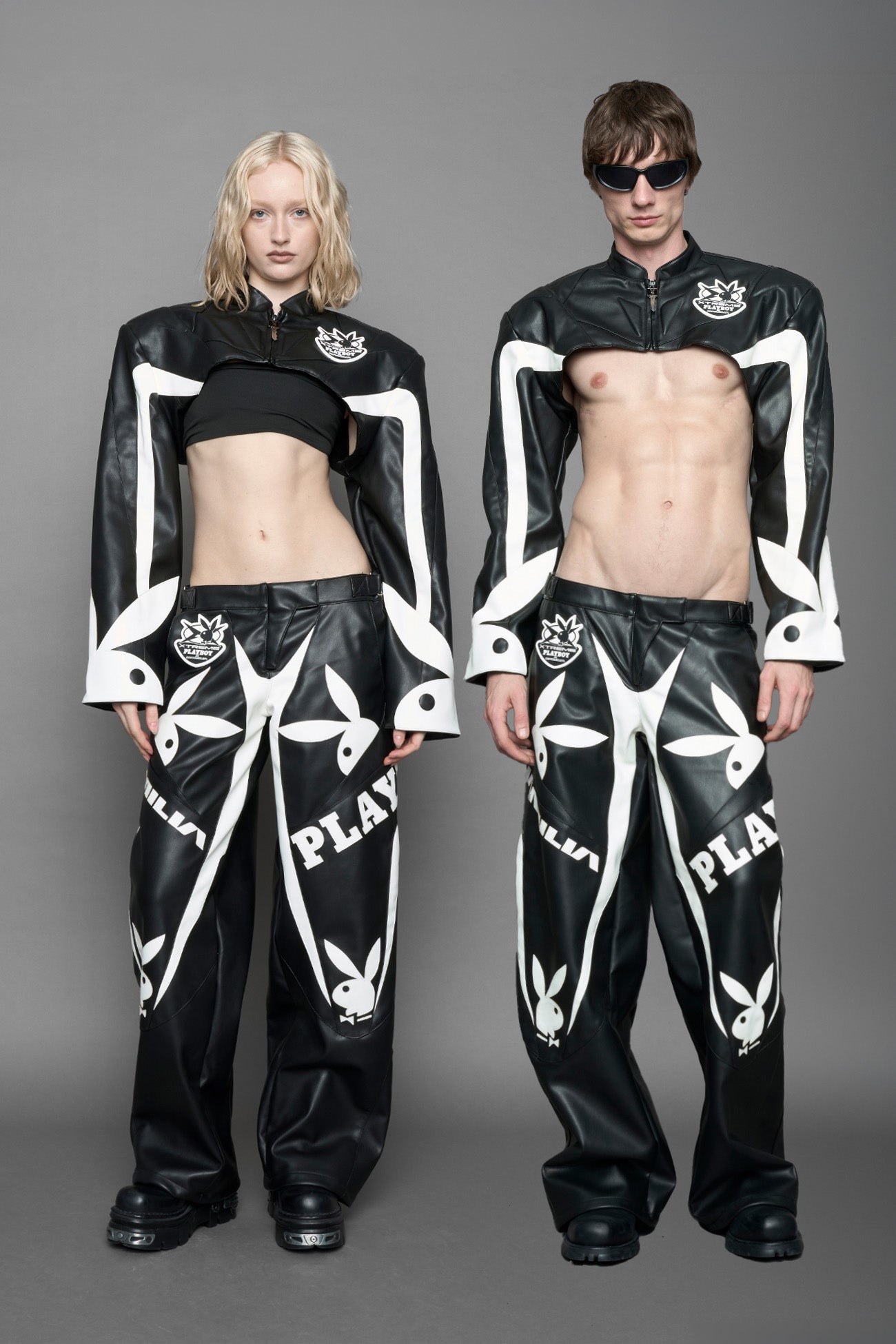Playboy Moto Bolero Jacket Black — view 1