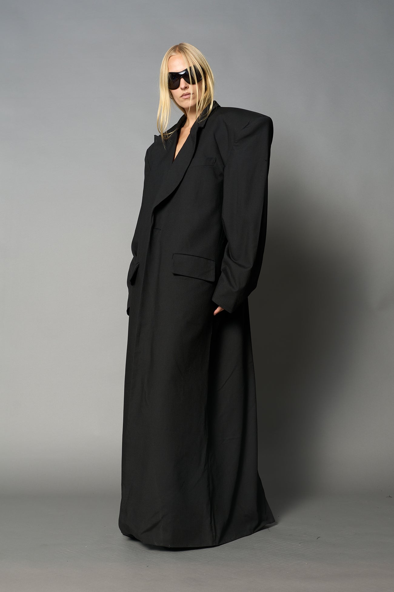 Elongated Blazer Coat — view 3