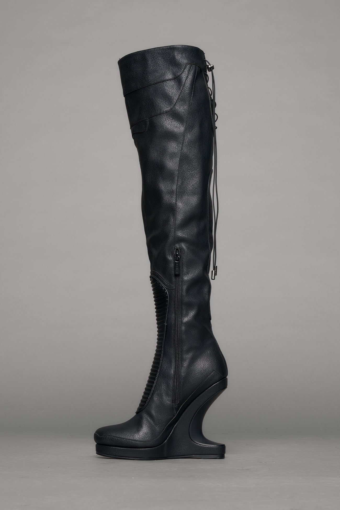 Mutant Biker Overknee Boot — view 6