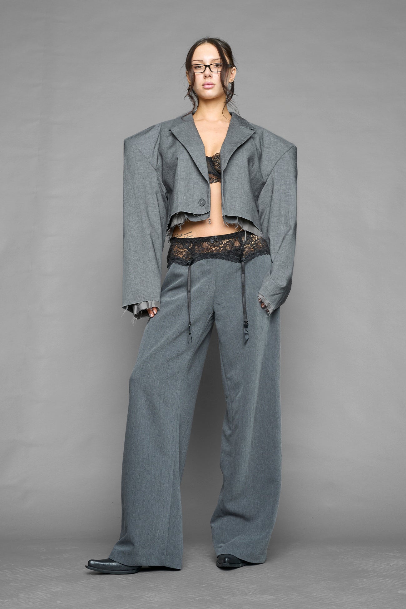 garter office pants — view 4