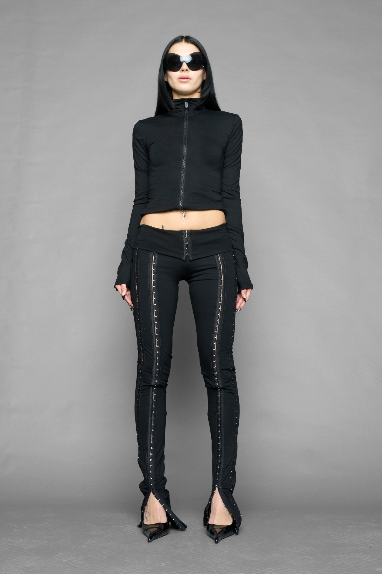 darling hook tape pants — view 3