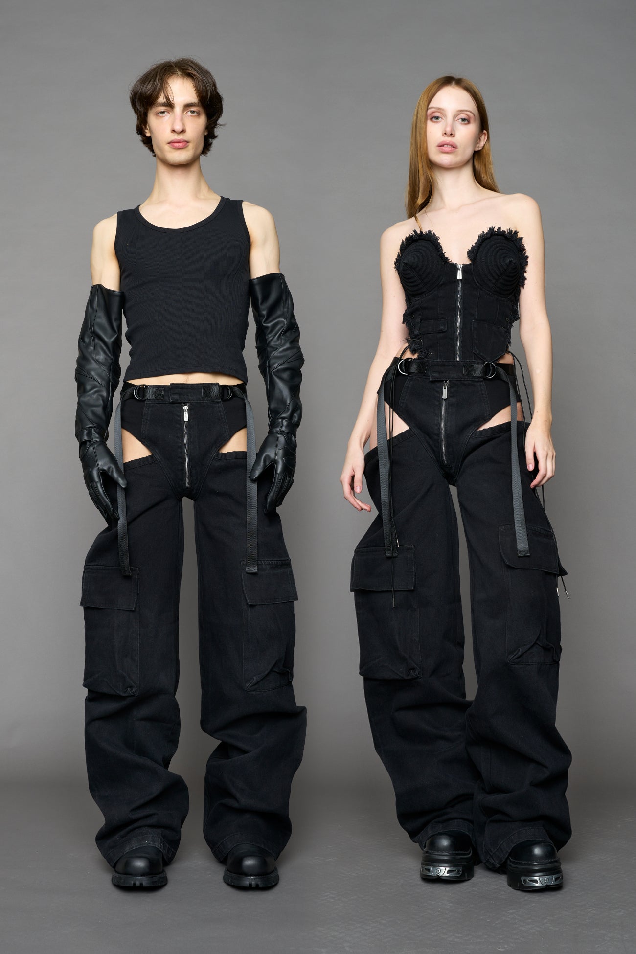 Denim Panty Trousers — view 1