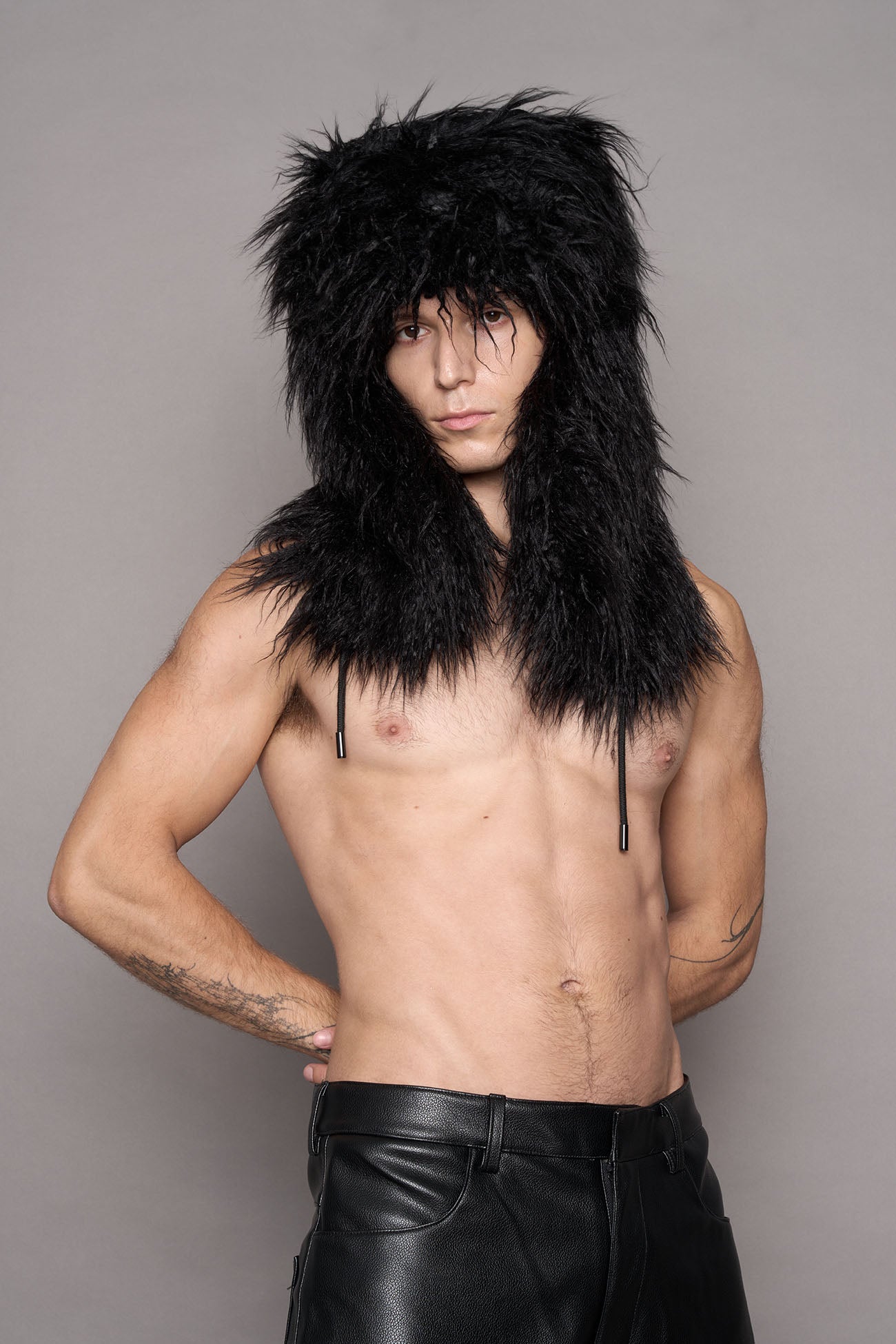 Vip Faux Fur Hat Black — view 5