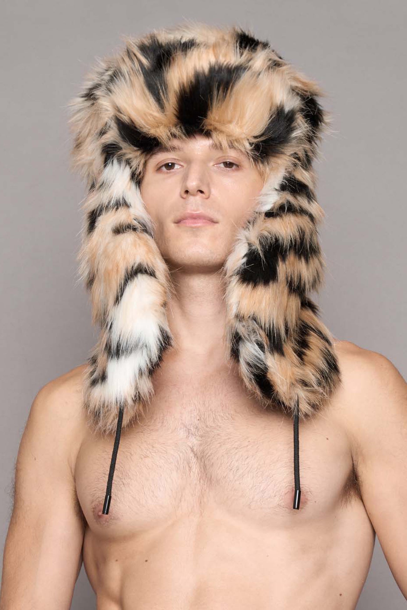 VIP Faux Fur Hat Tiger — view 5