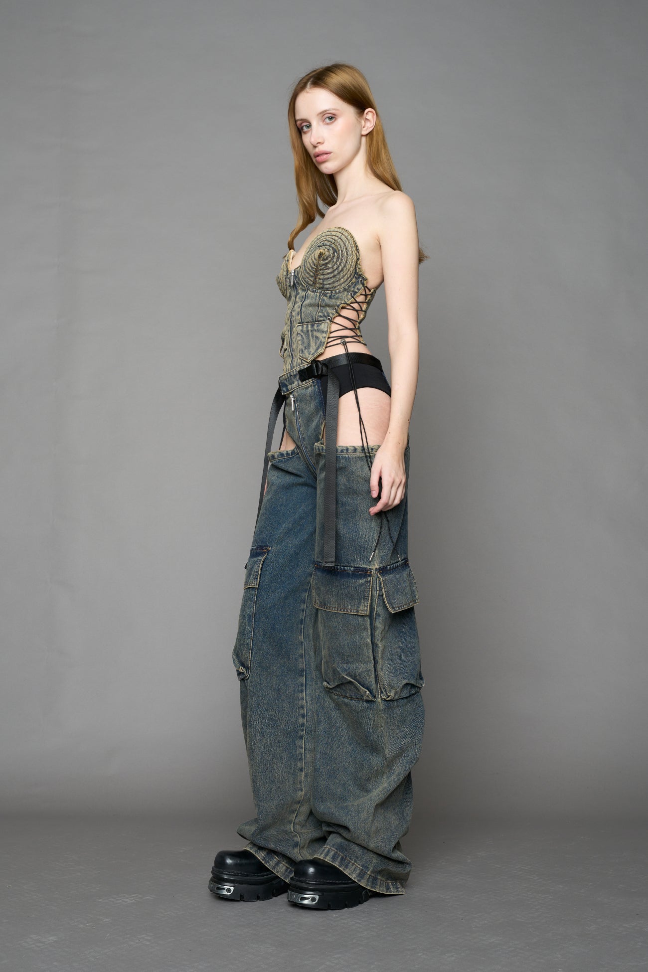 Denim Panty Trousers — view 4