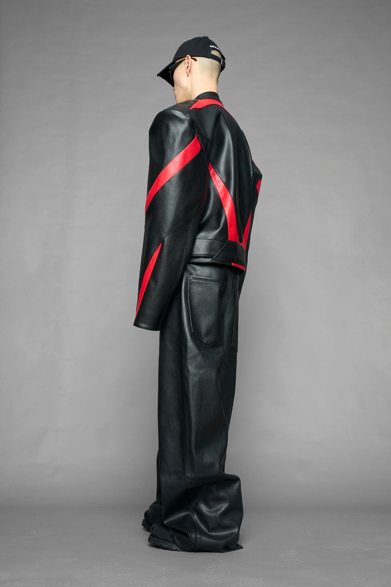 power shoulder moto jacket — view 19