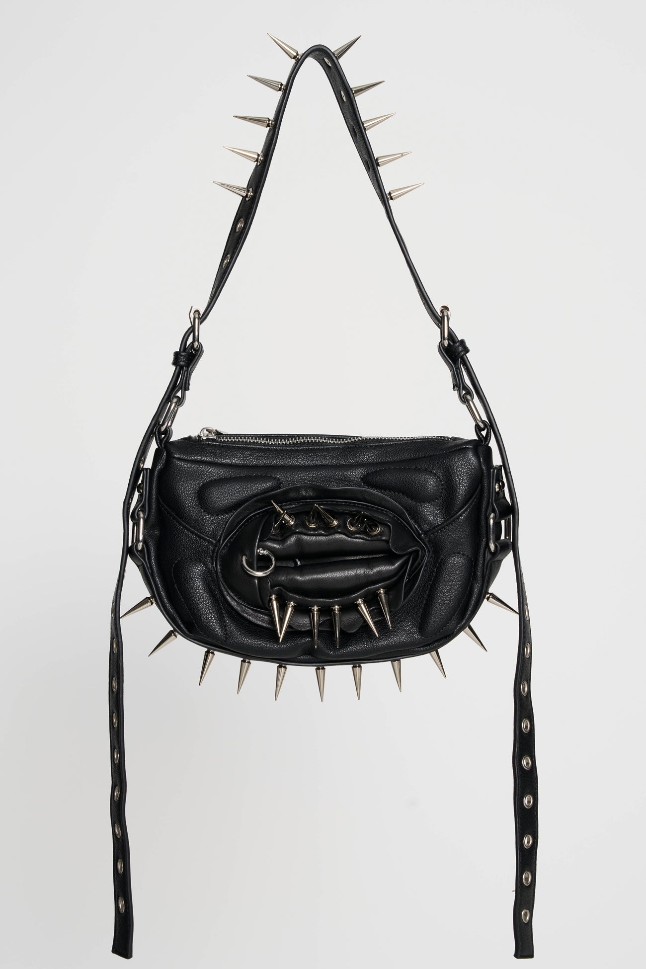 spiked vulva dentata design with silver spikes