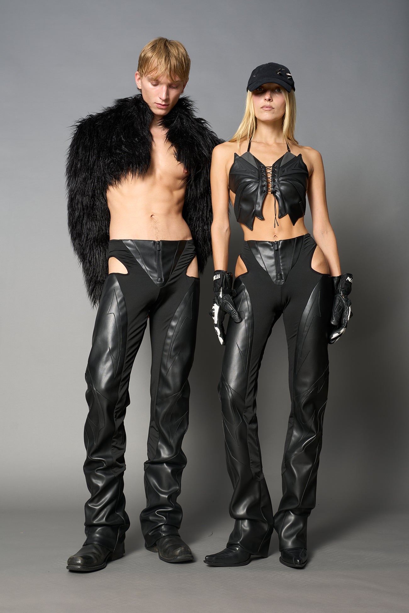Moto Cut Out Pants — view 1