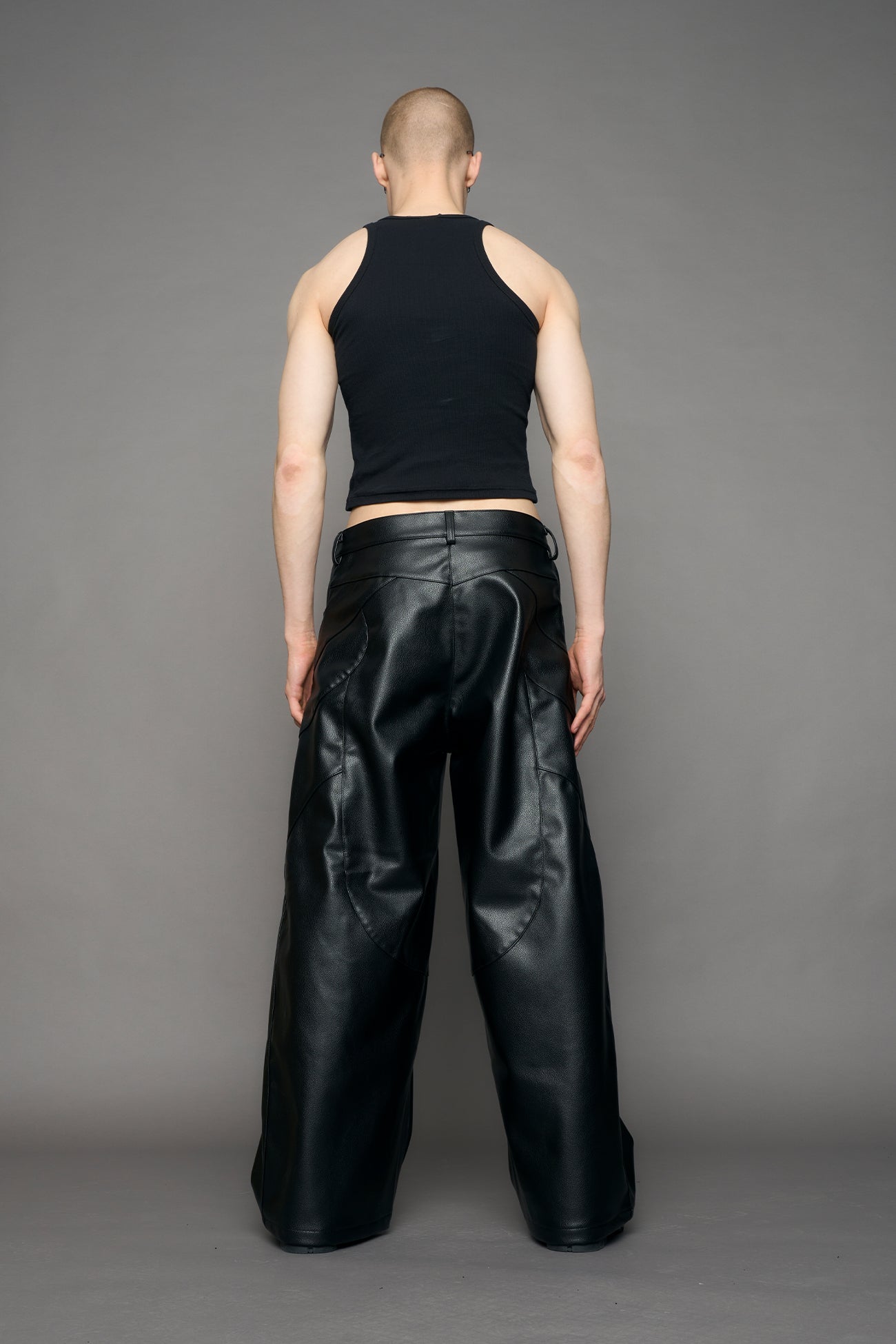 Octane Oversize Leather Pants — view 9