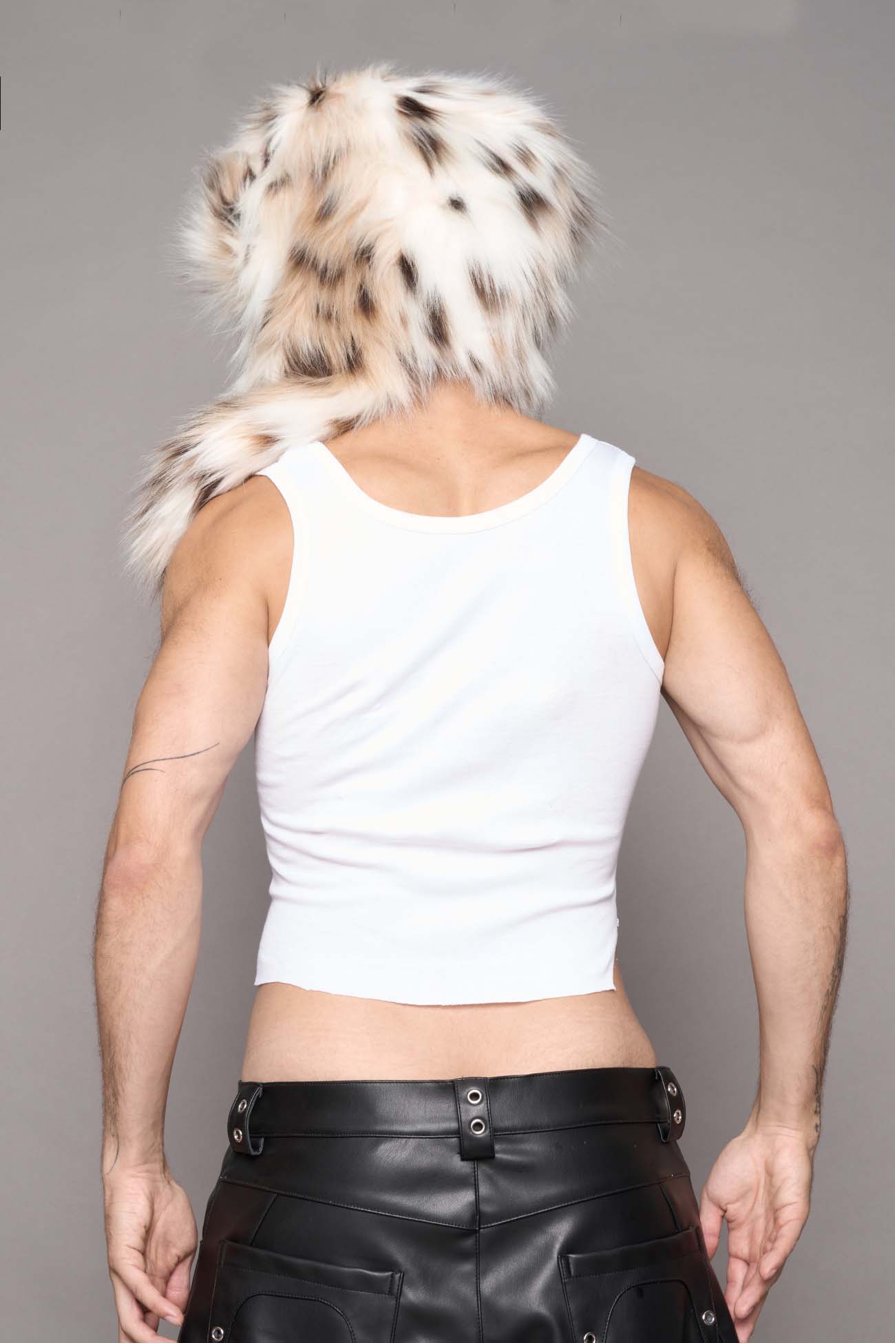 VIP Faux Fur Hat Snow Lynx — view 8
