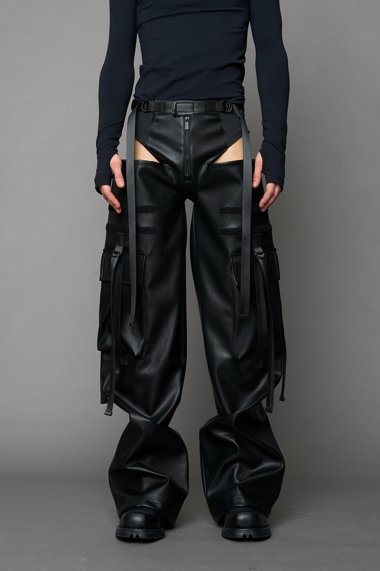 Leather Panty Trousers — view 6