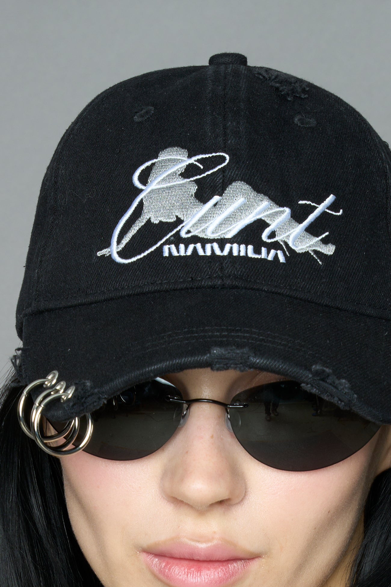 cunt embroidery on front