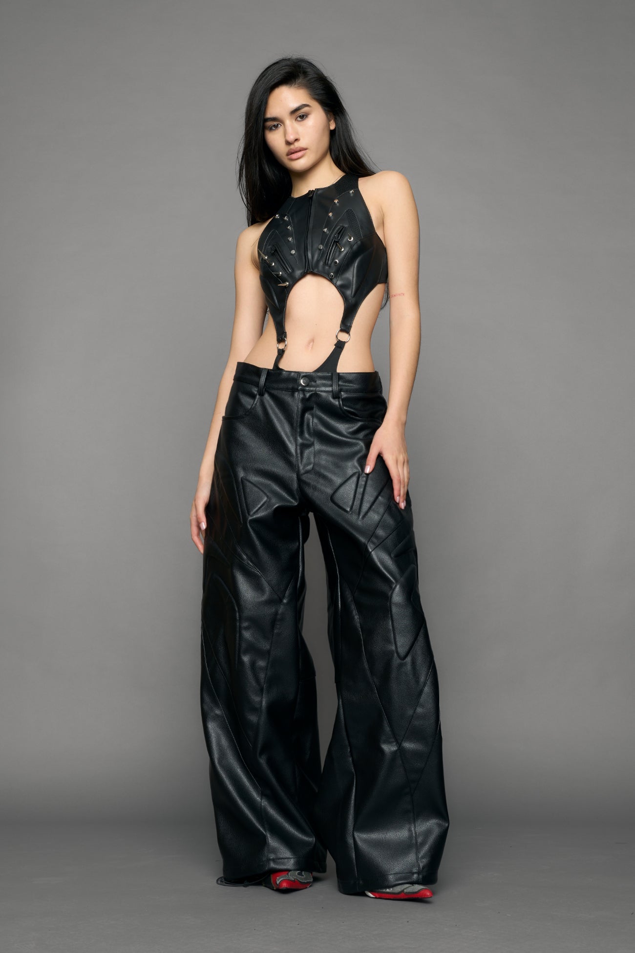 Octane Oversize Leather Pants — view 3