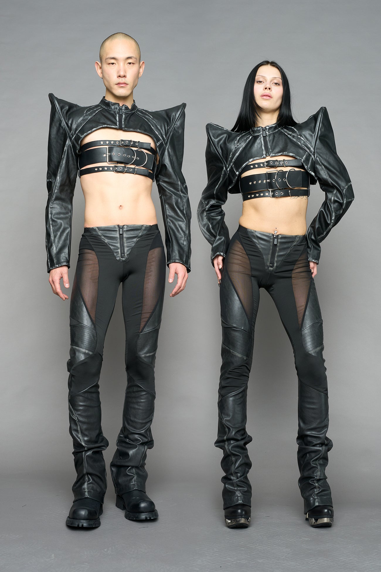 moto mesh pants — view 1
