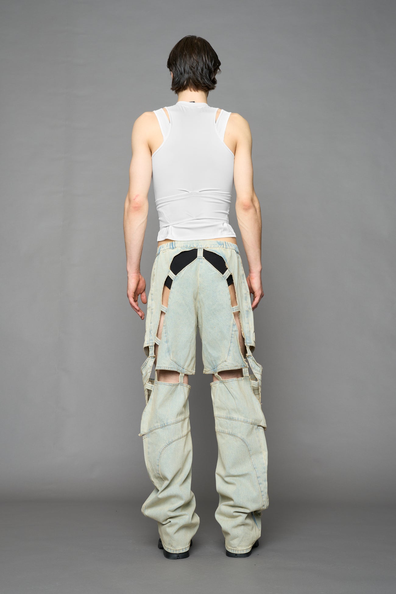 Moto Denim Floating Pants — view 35