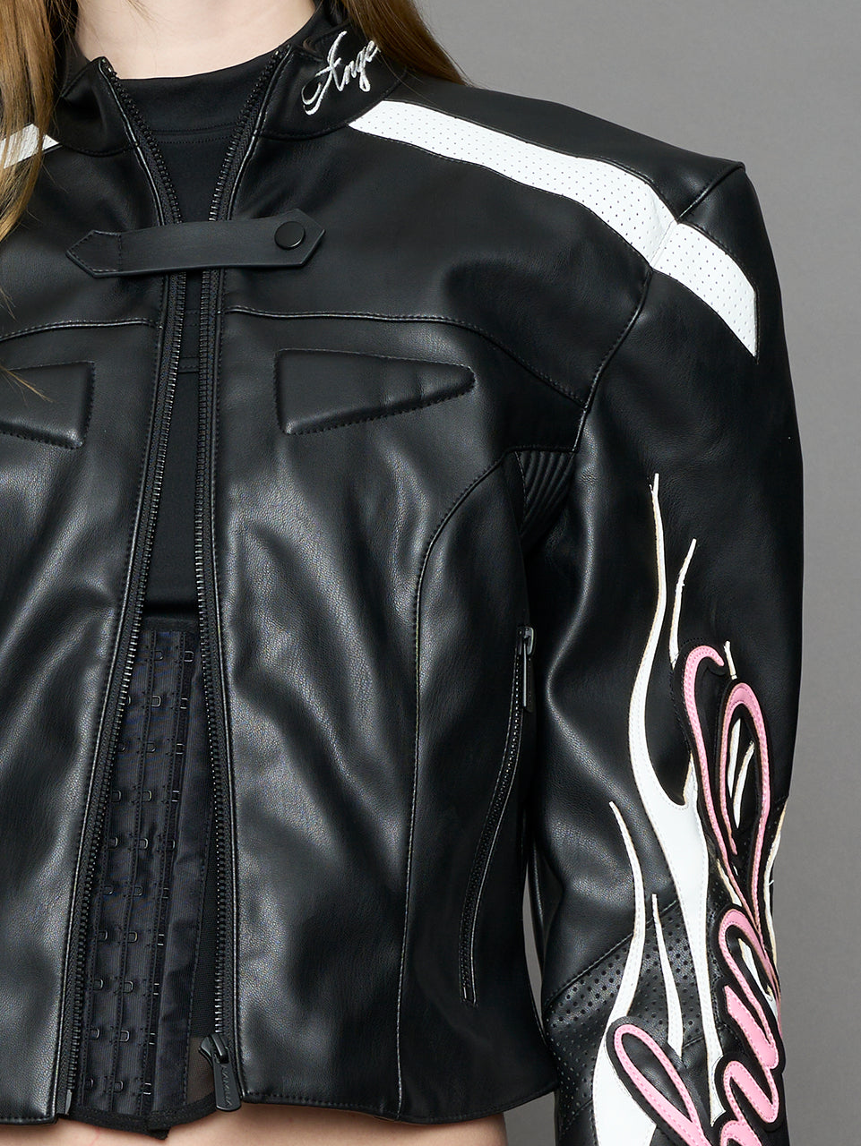 Hollywood Moto Jacket detail