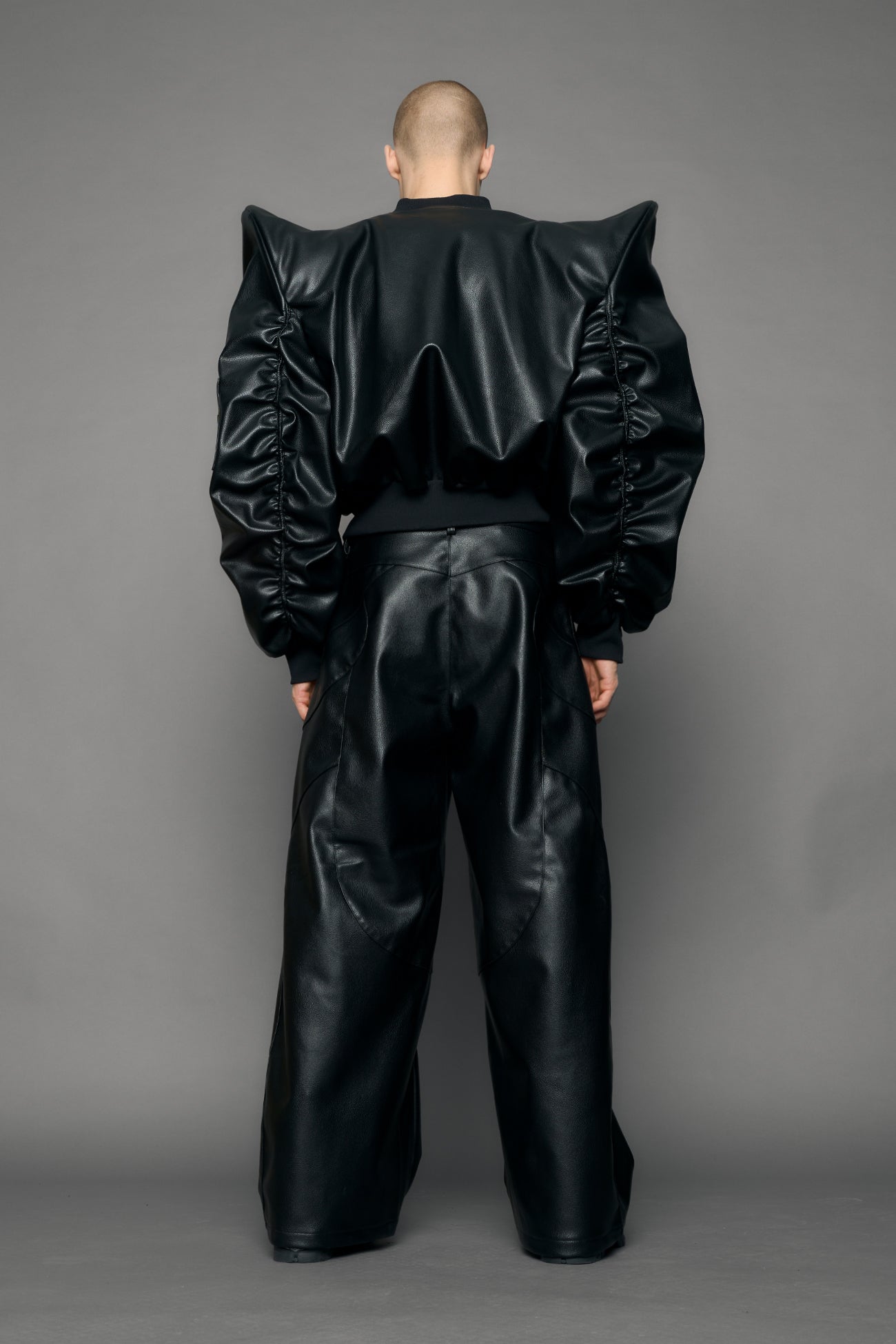 Doomsday Leather Bomber Jacket — view 8