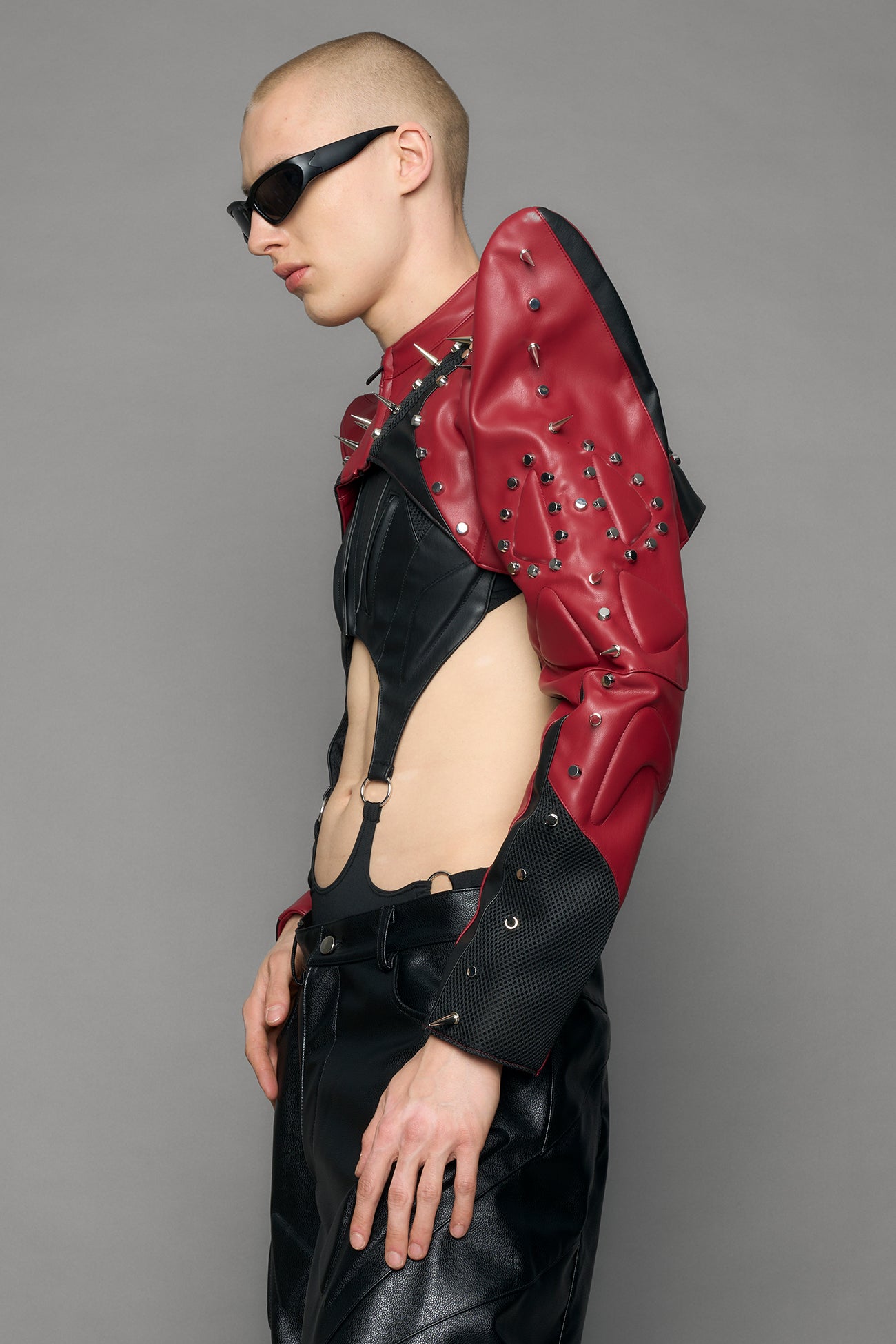 Studded Octane Moto Spike Bolero Jacket — view 6