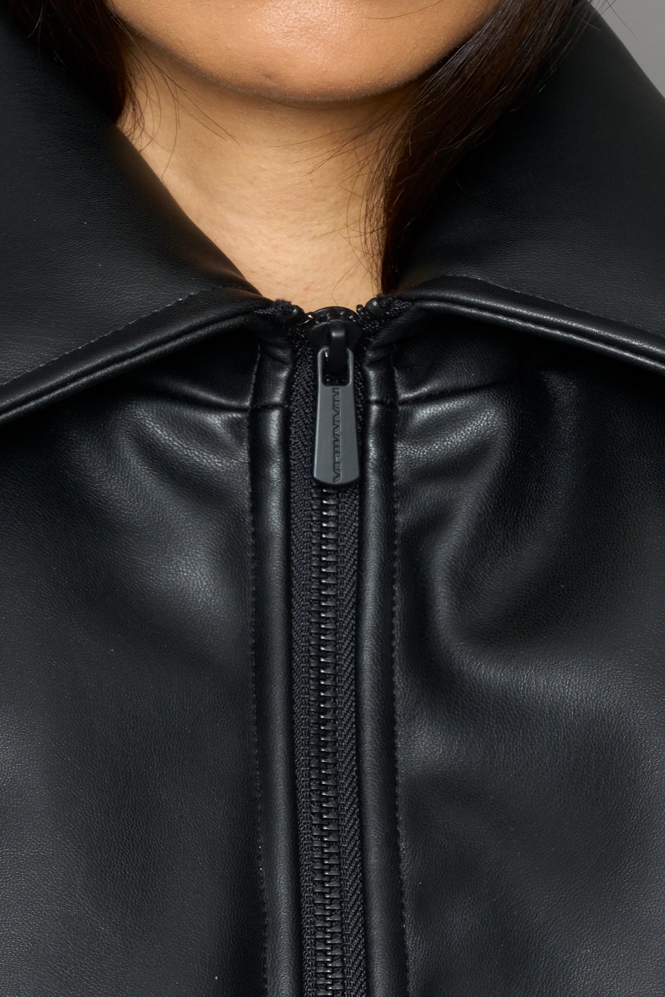 custom namilia logo metal zip