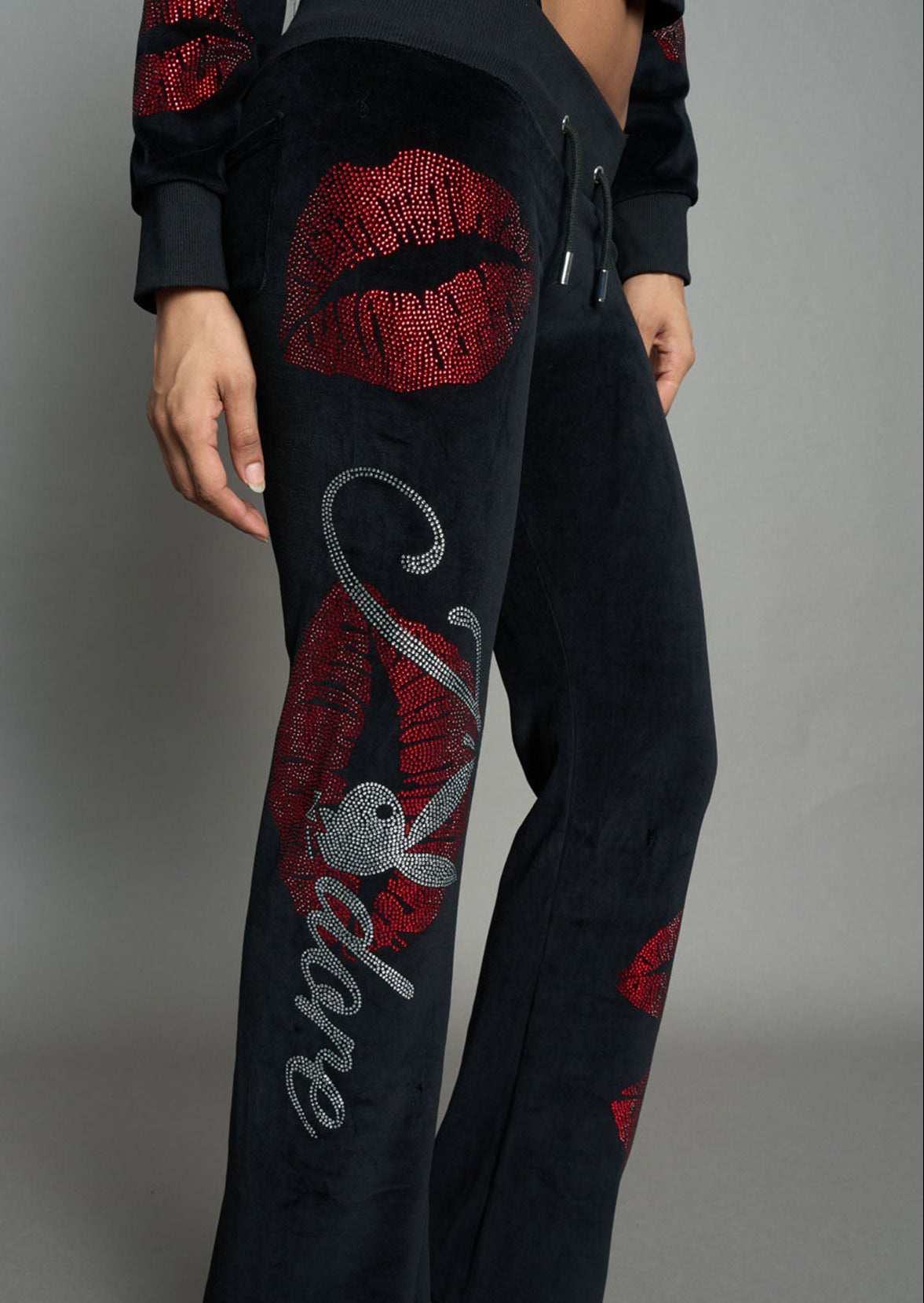Playboy Love Velour Flare Pants — view 11
