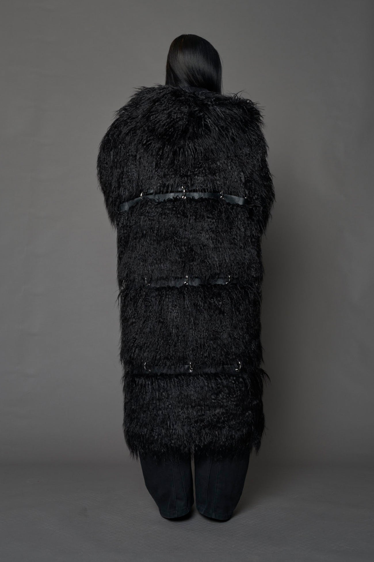 Vip Detachable Faux Fur Coat Black — view 4