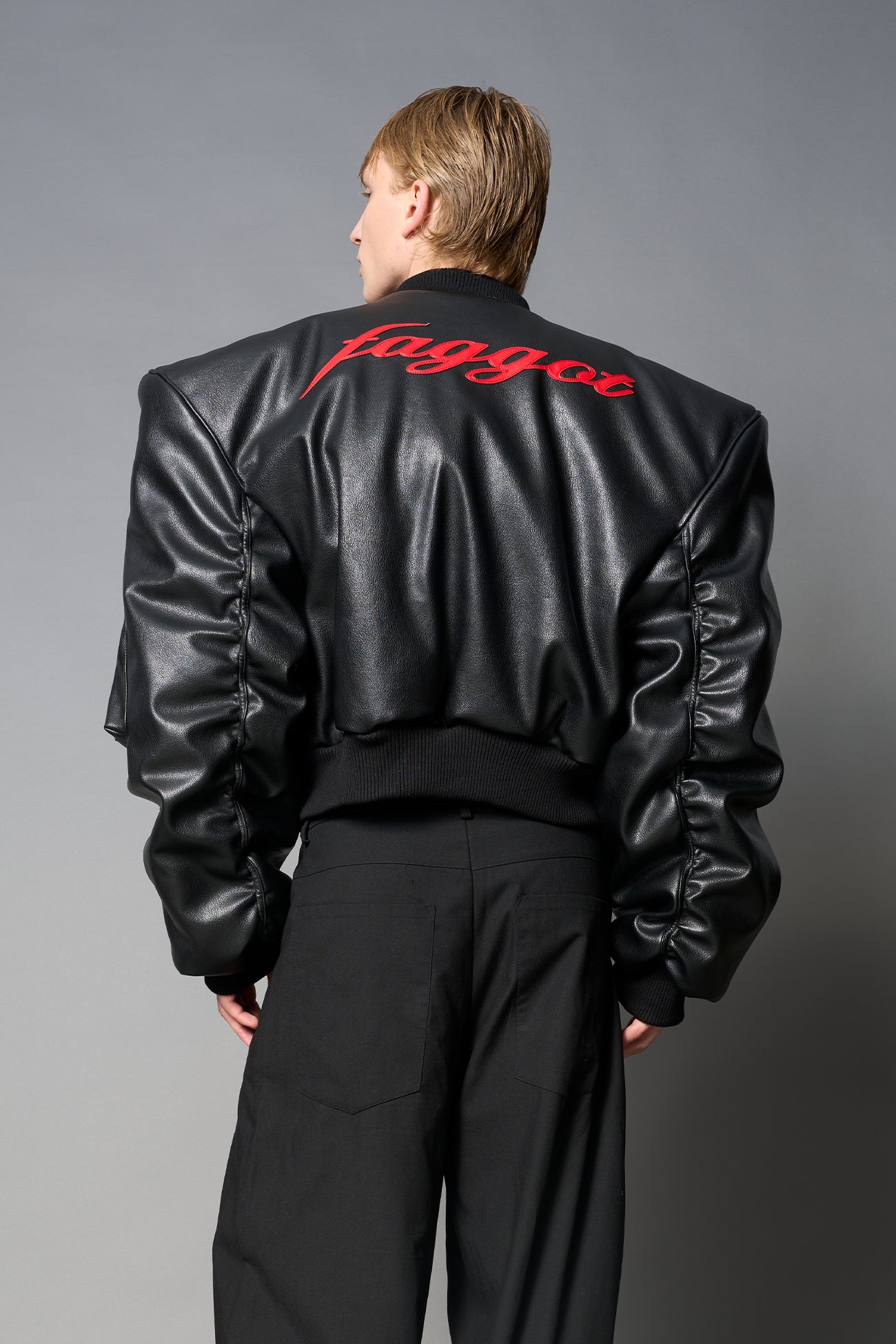 Power Shoulder Bomber Jacket — view 17
