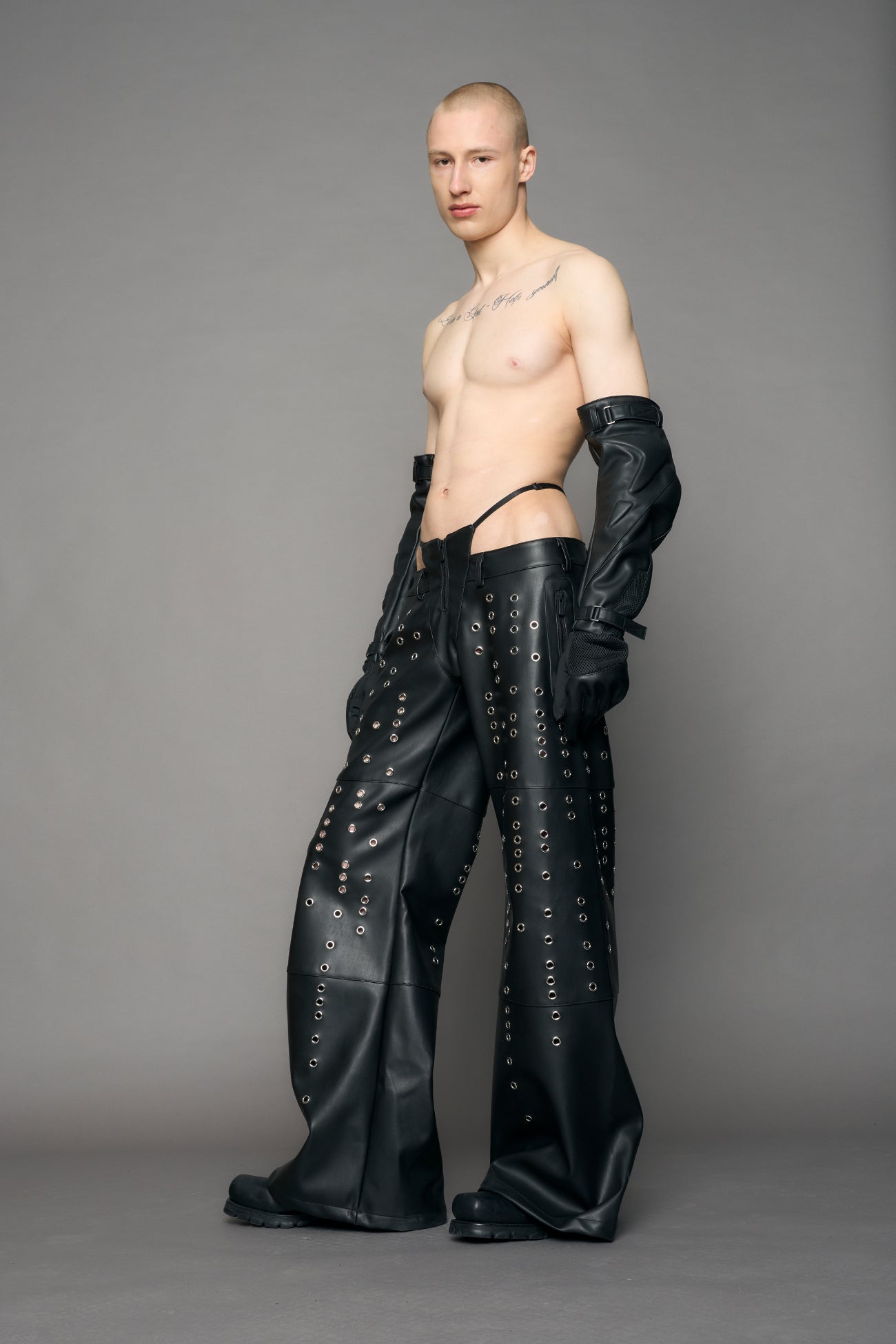 Eyelet Thong Pants — view 6