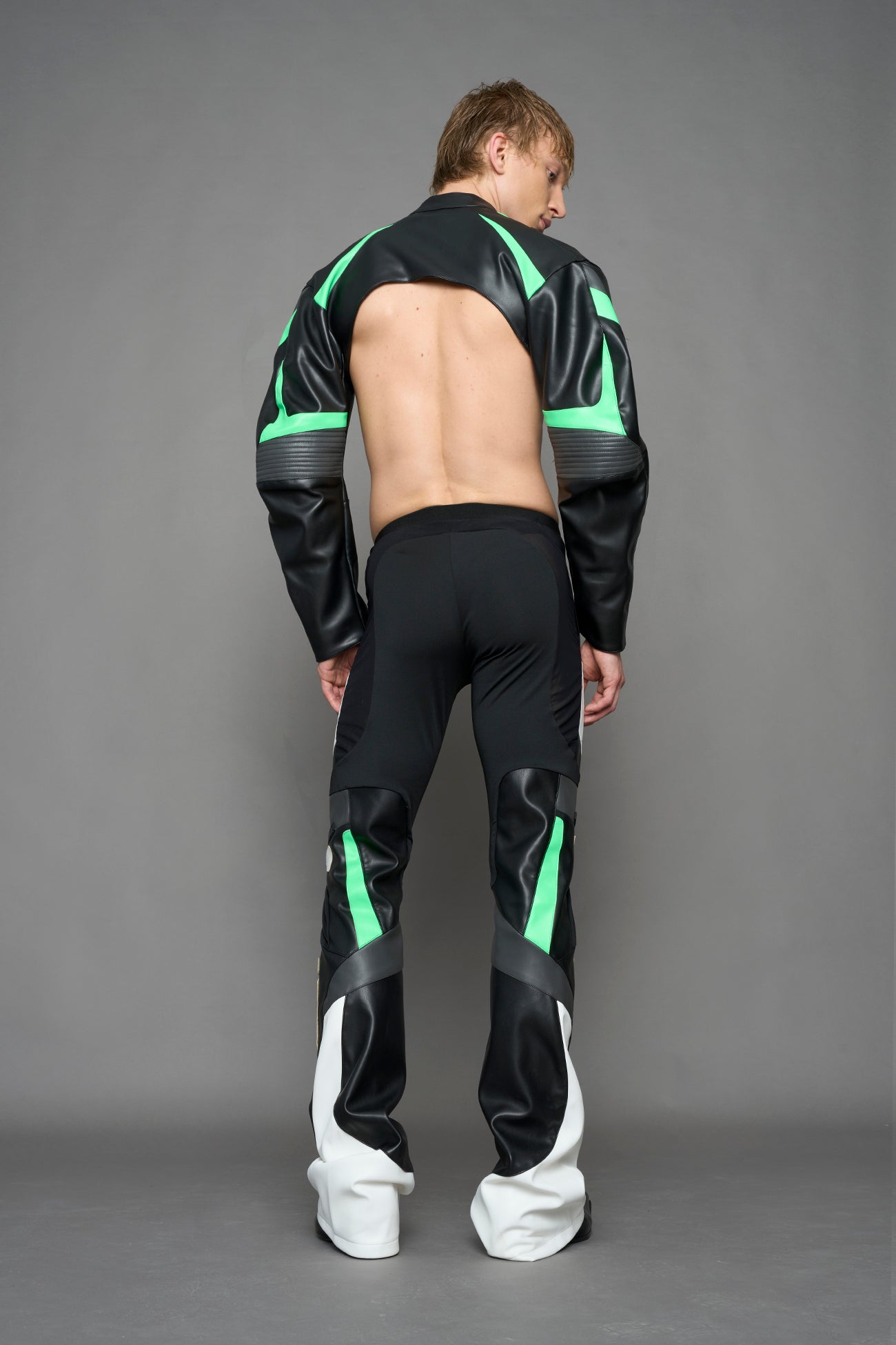 XTC Leather Choker Jacket — view 14