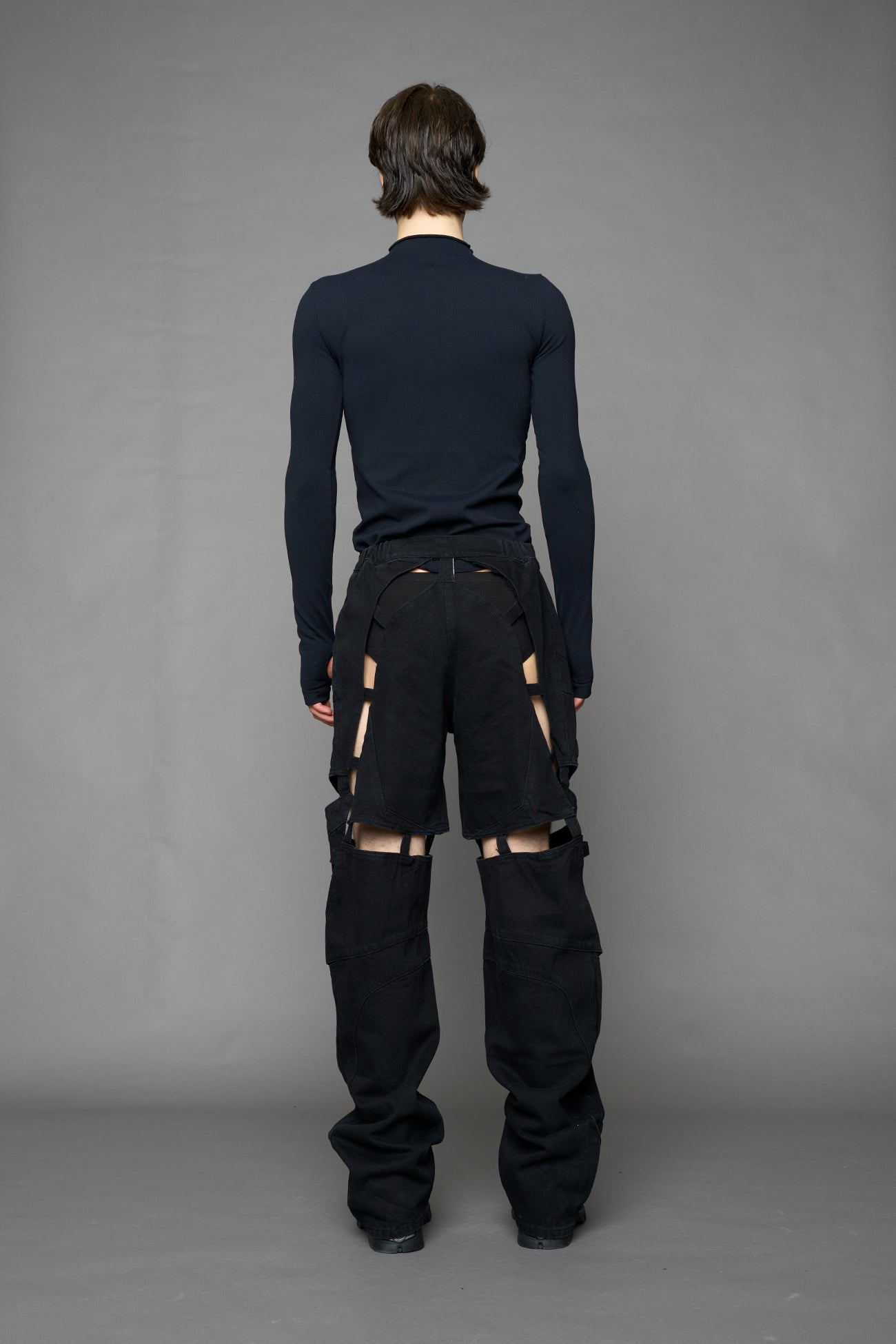 Moto Denim Floating Pants — view 7