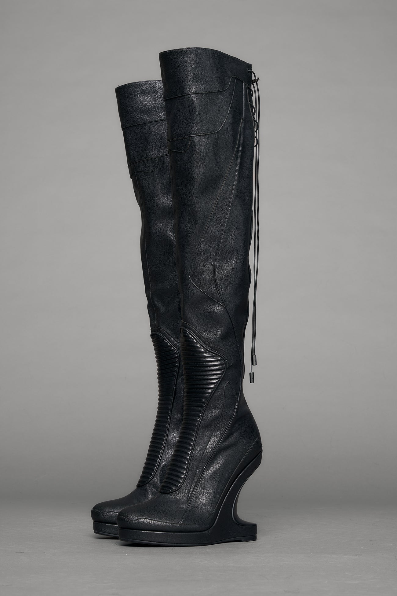 Mutant Biker Overknee Boot — view 2