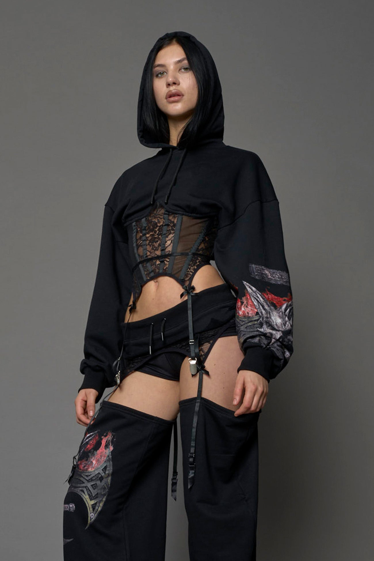Rockstar Corset Hoodie — view 9