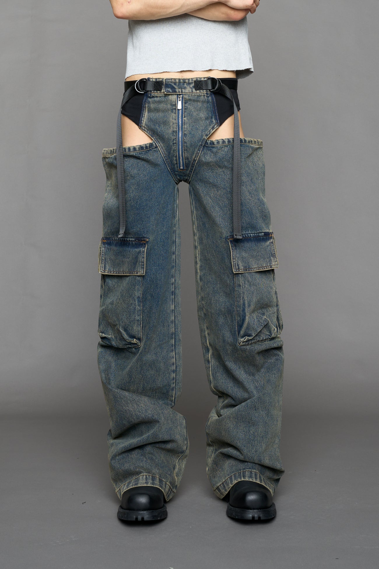 Denim Panty Trousers — view 7