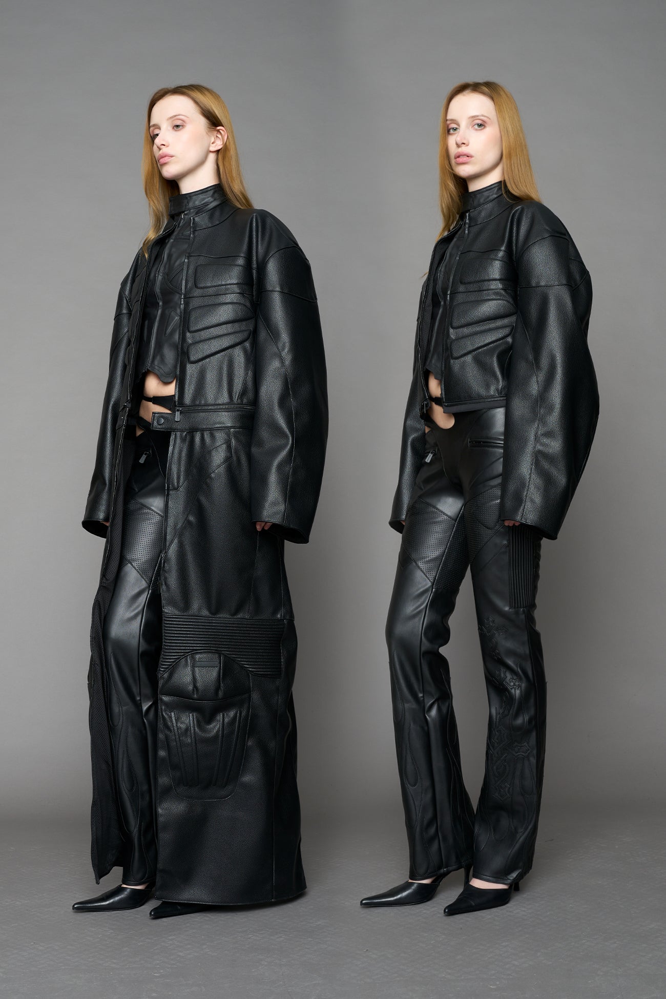 Detachable Motocross Long Coat — view 11