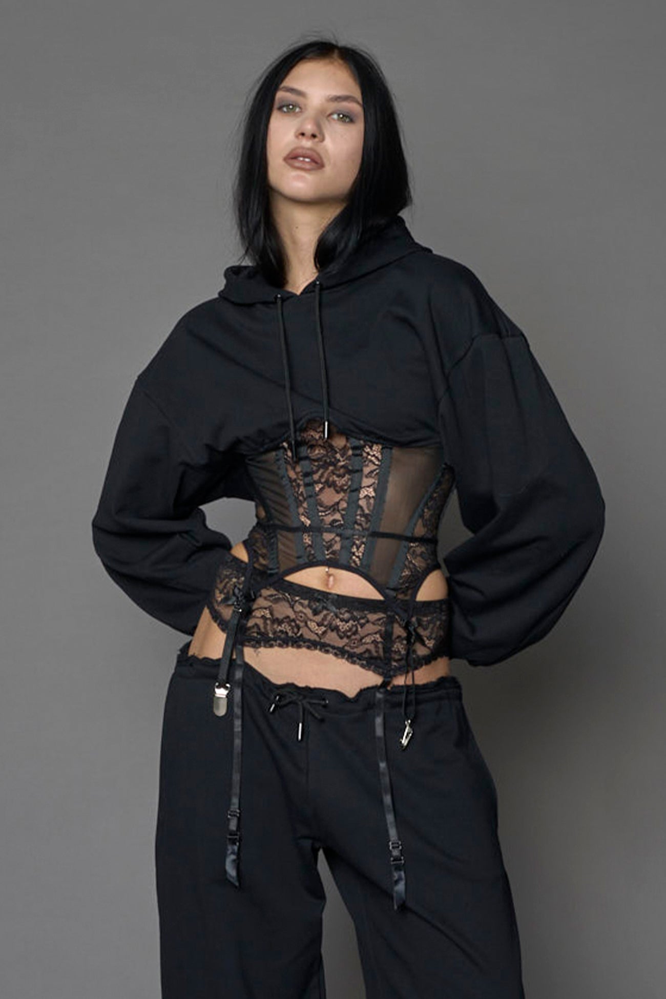 Rockstar Corset Hoodie — view 1