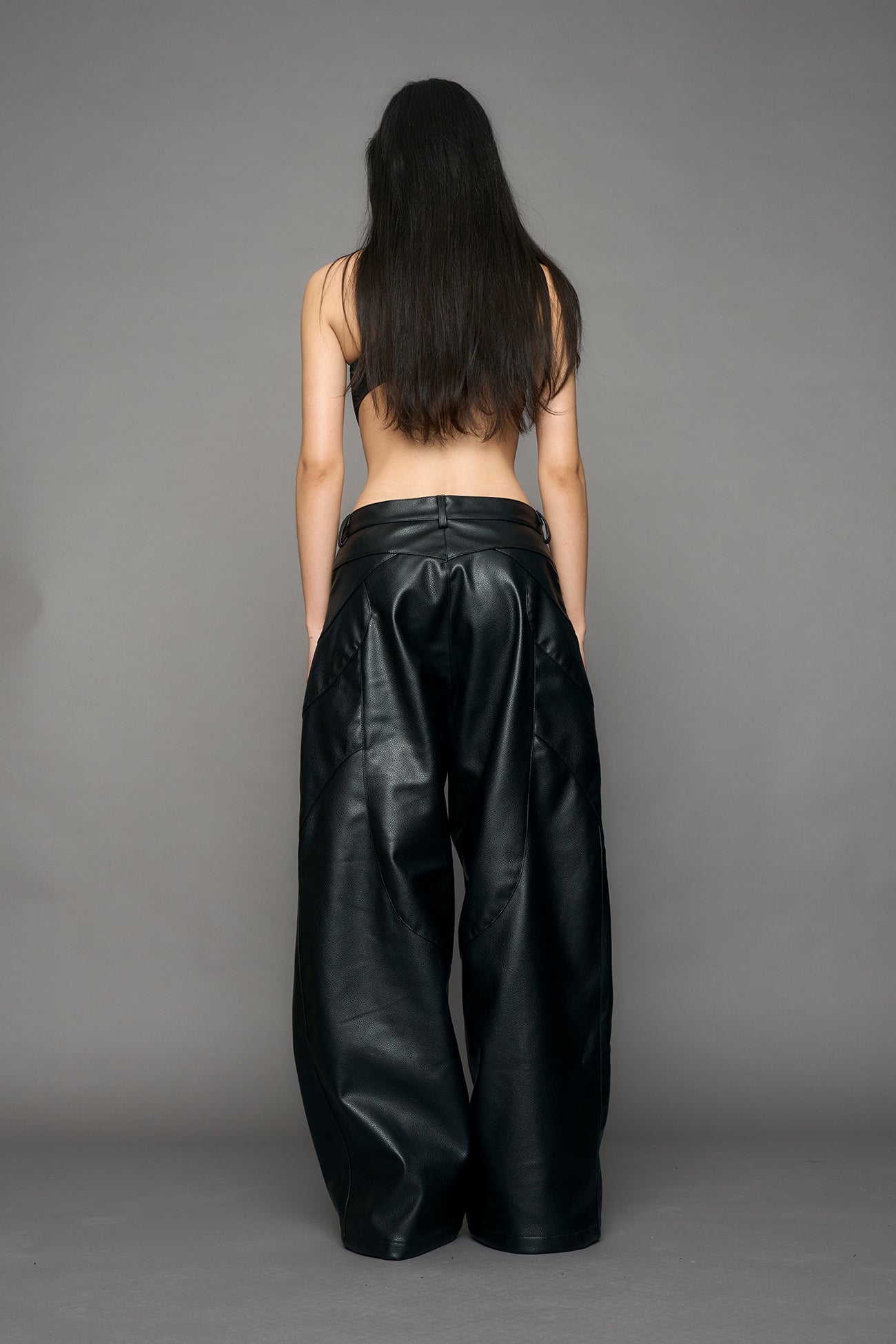 Octane Oversize Leather Pants — view 6