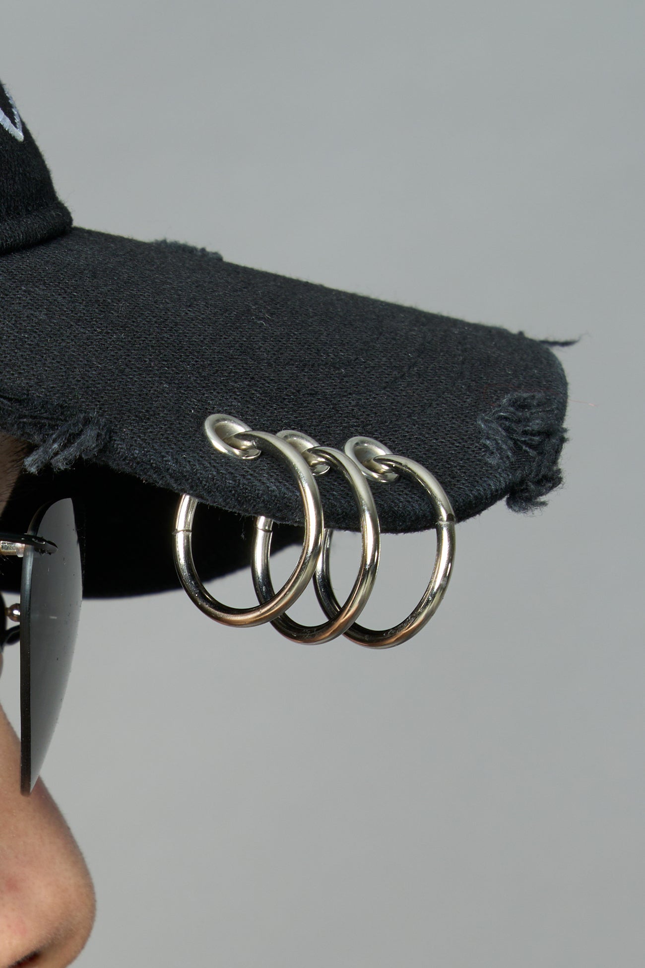 metal ring and distressed details