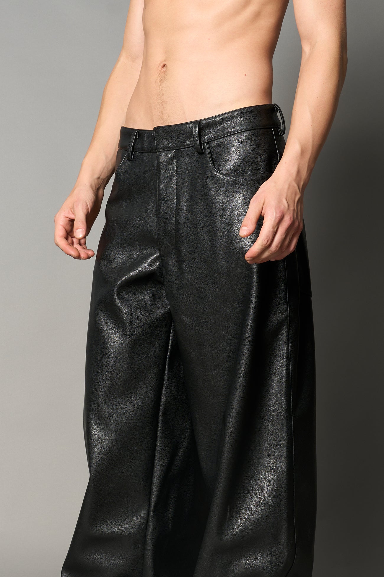 crafted in heavy premium vegan leather