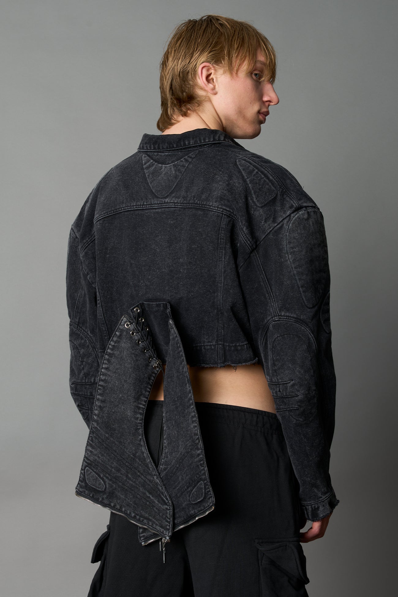 XTC Denim Corset Jacket — view 8