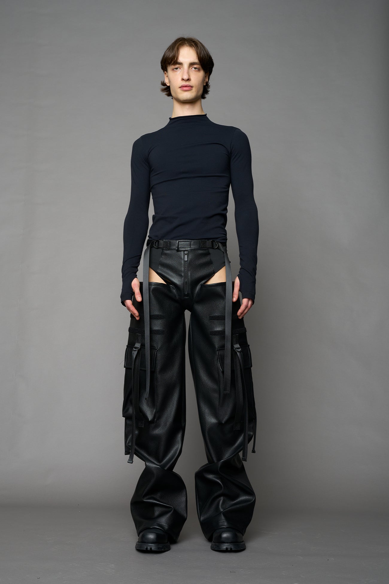 Leather Panty Trousers — view 7