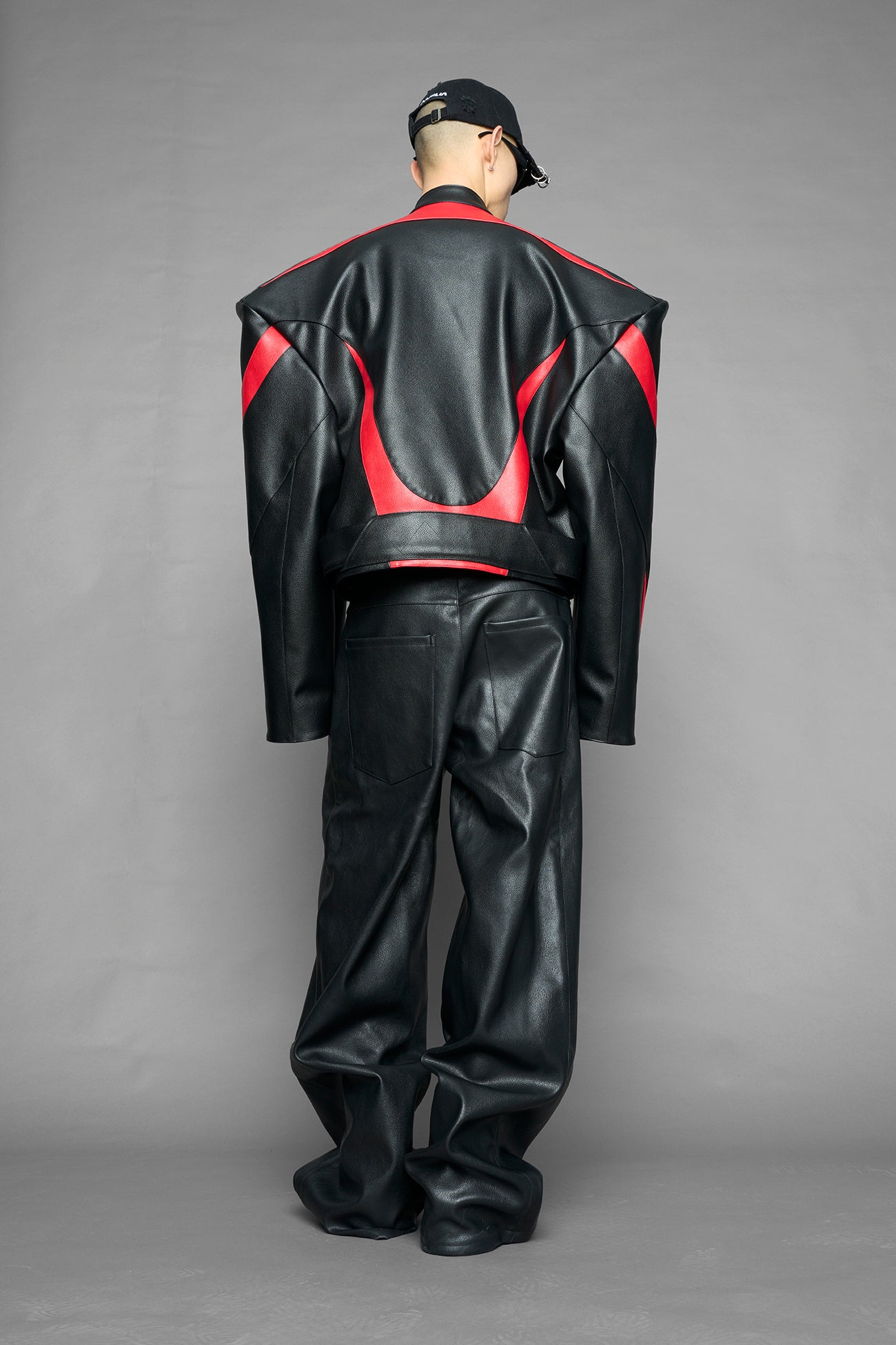 power shoulder moto jacket — view 10