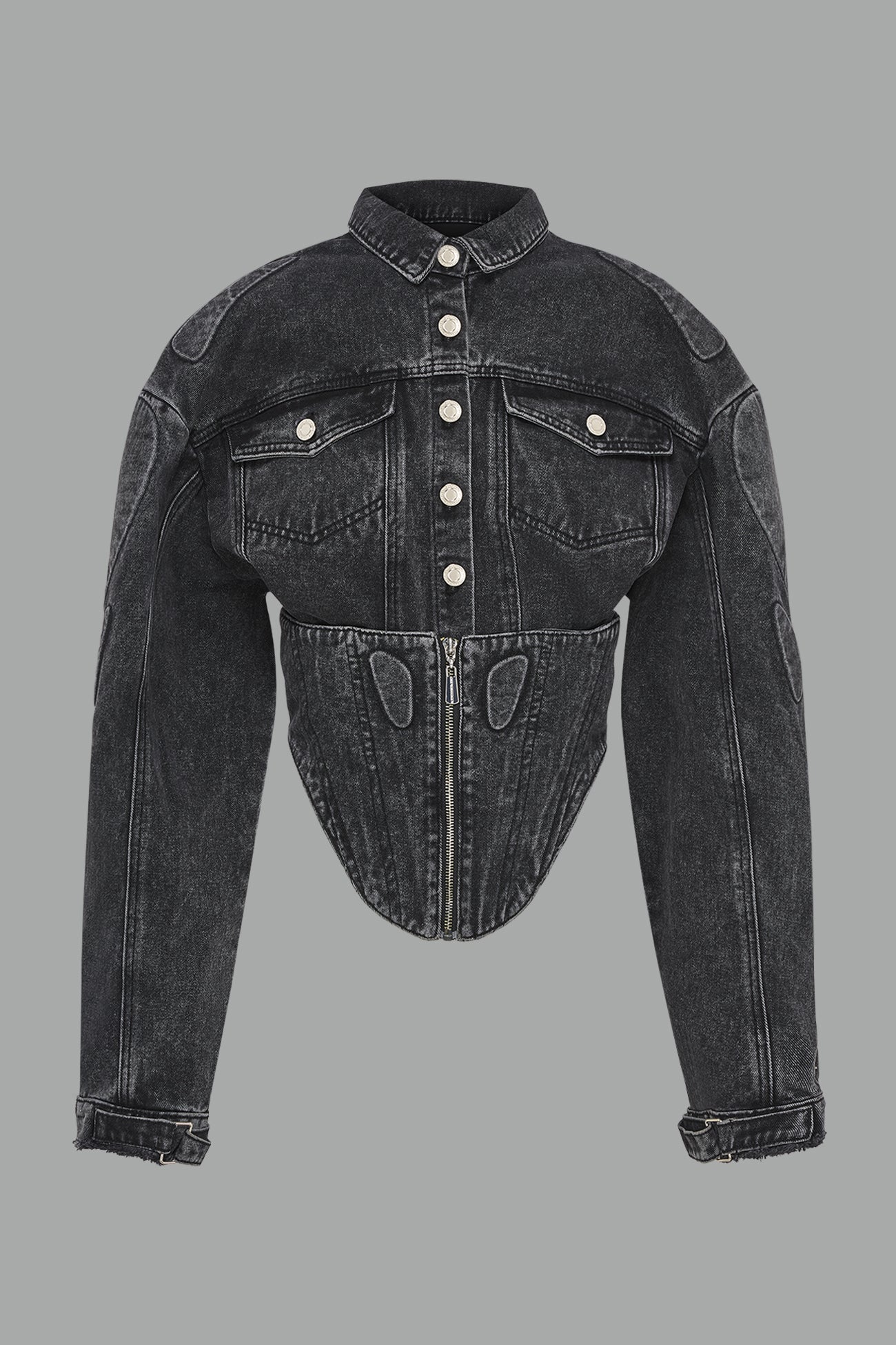XTC Denim Corset Jacket — view 6