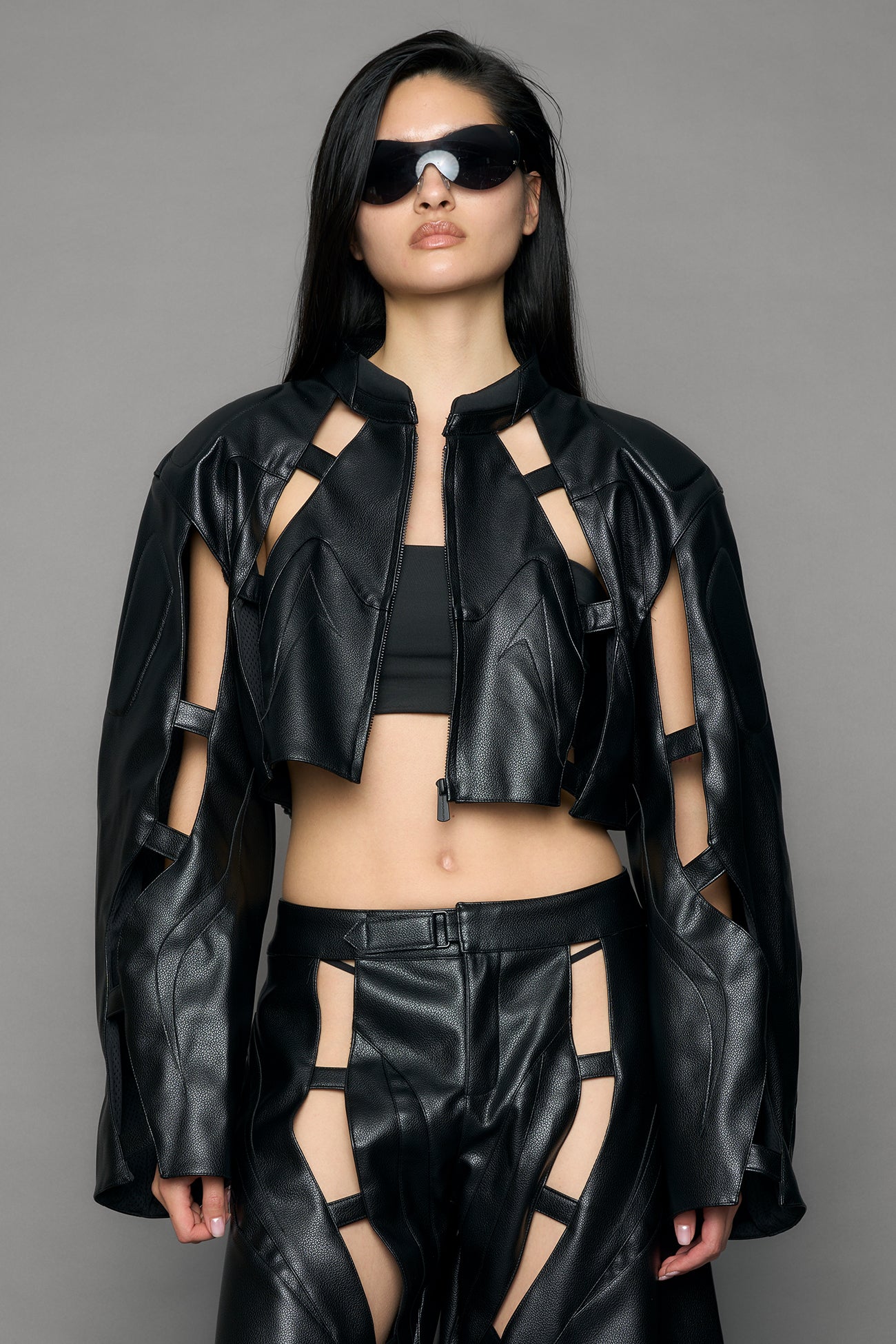 Octane Moto Floating Crop Jacket — view 16