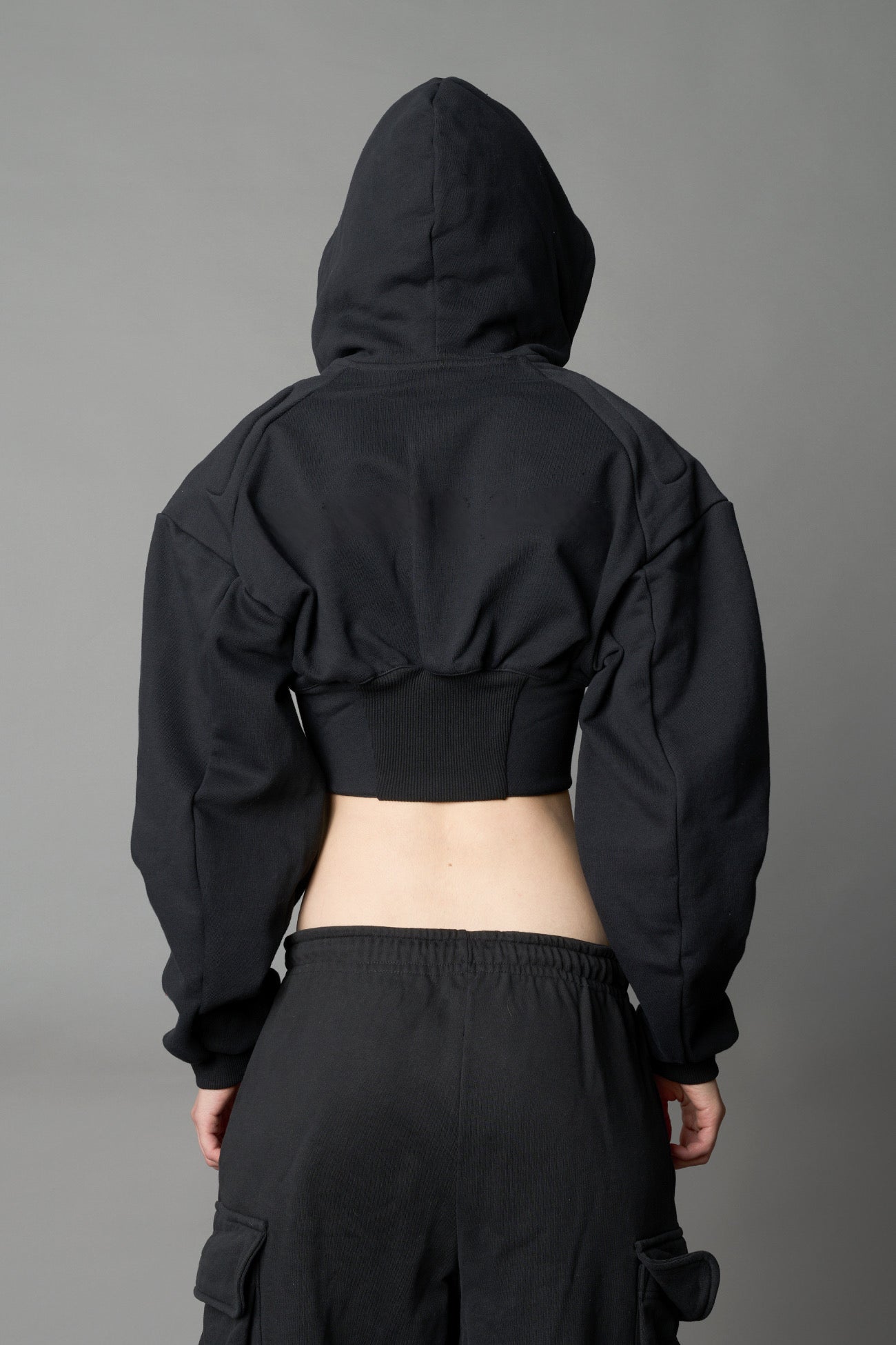 Sweat Corset Zip Hoodie — view 3