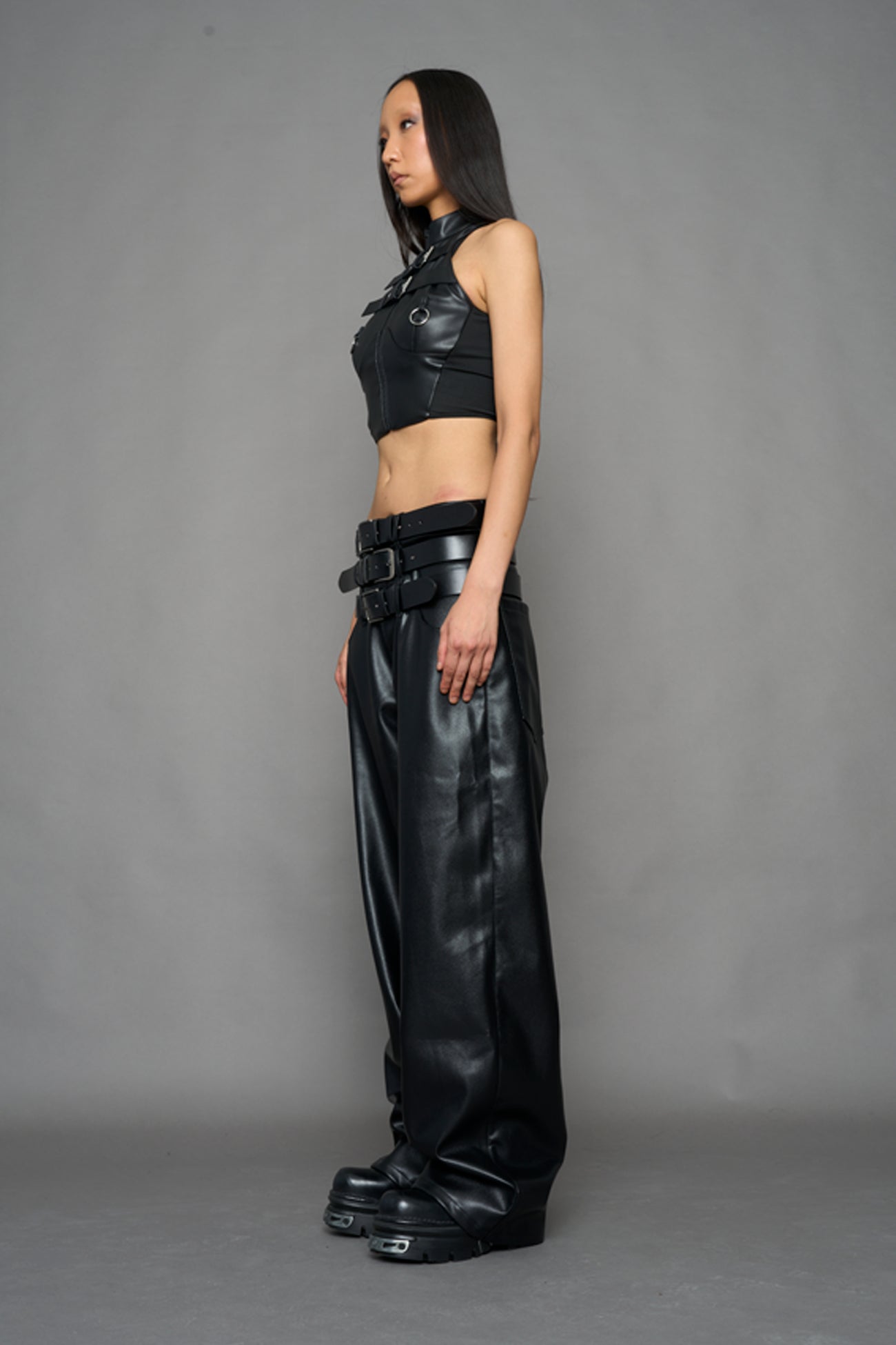 Triple Belt Pants — view 3