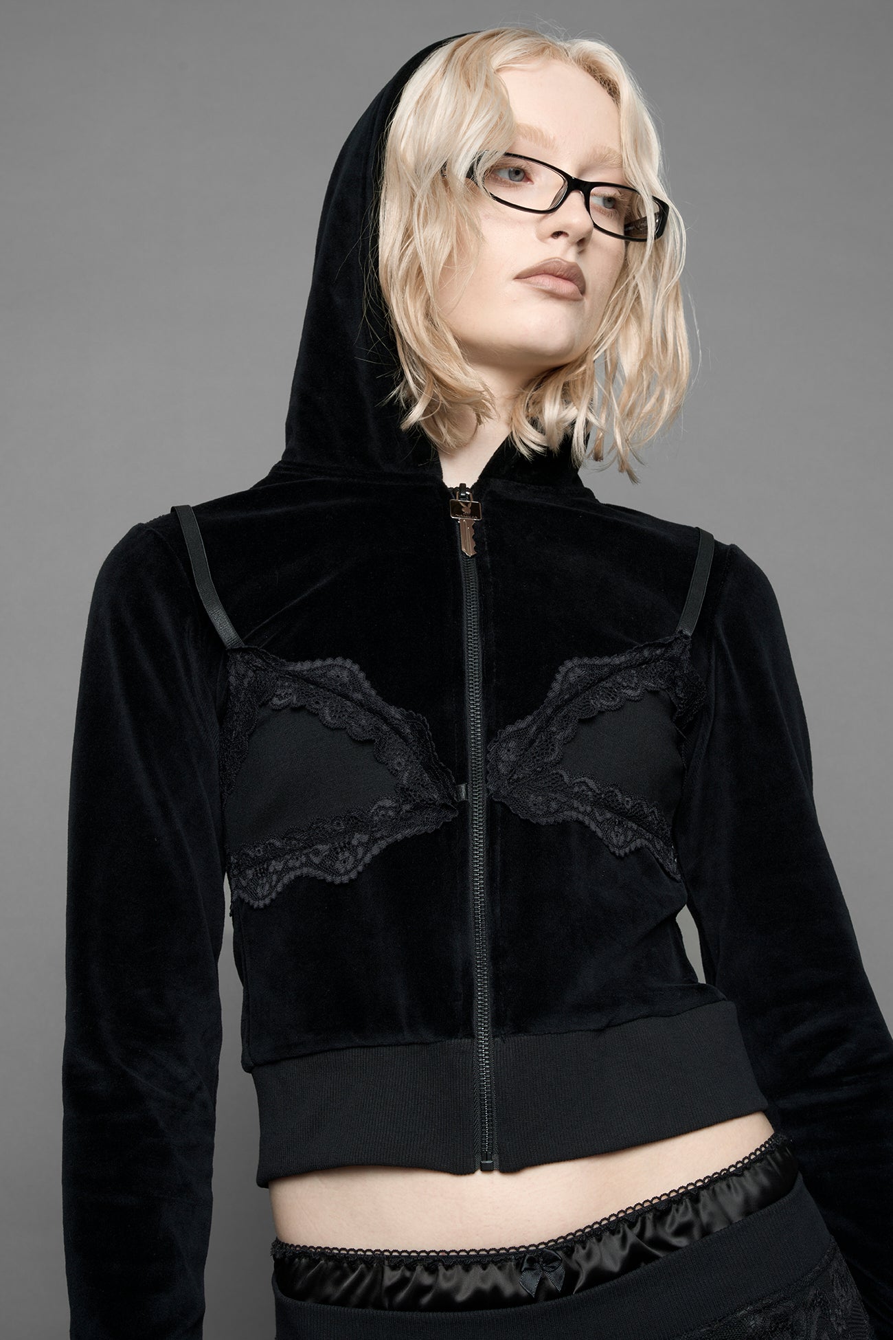 Playboy Lingerie Velour Jacket — view 11